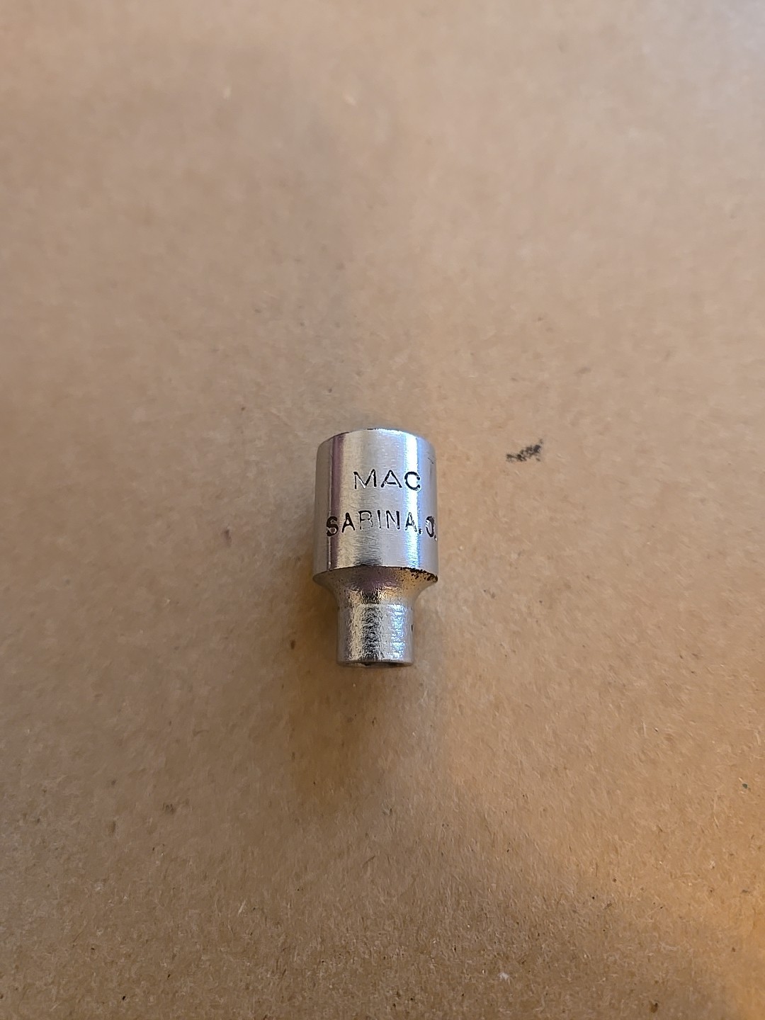 Mac Tools Sabina 1/4″ Drive 3/16″ 6PT SAE Shallow Chrome Socket USA M66