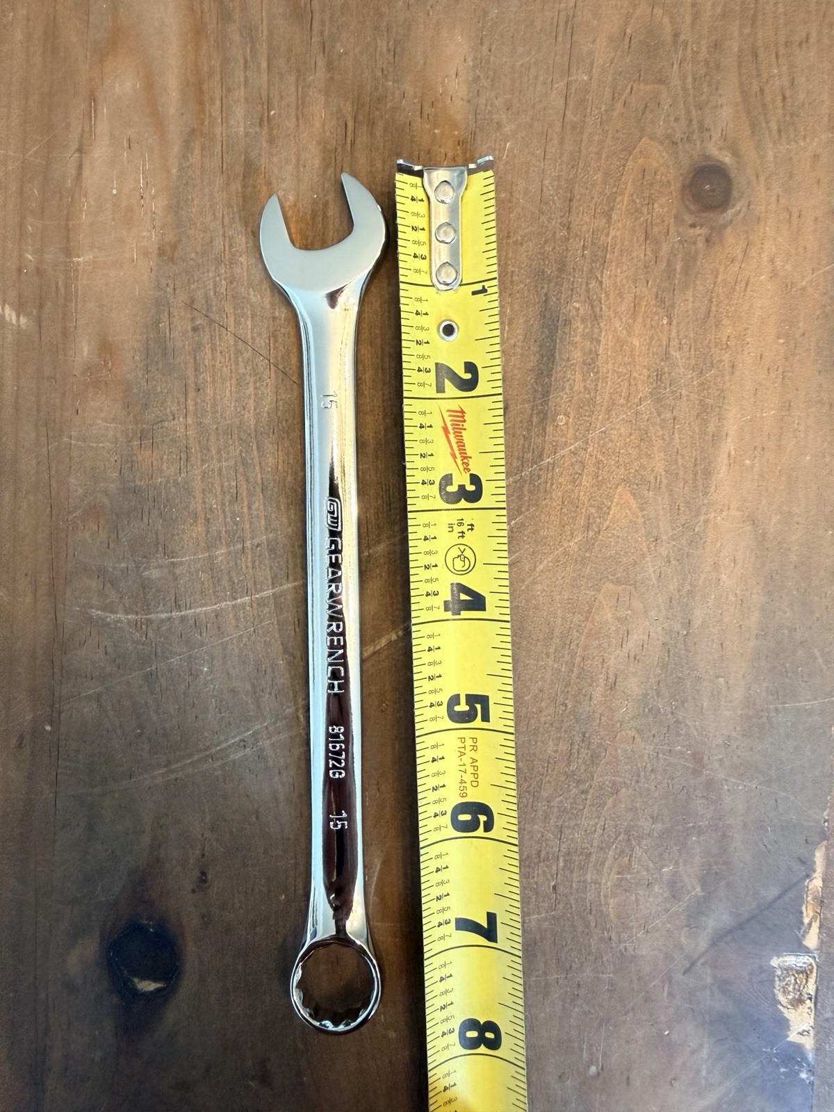 Metric GEARWRENCH Combination Wrench Polished Chrome – Pick A Size – Gear Wrench