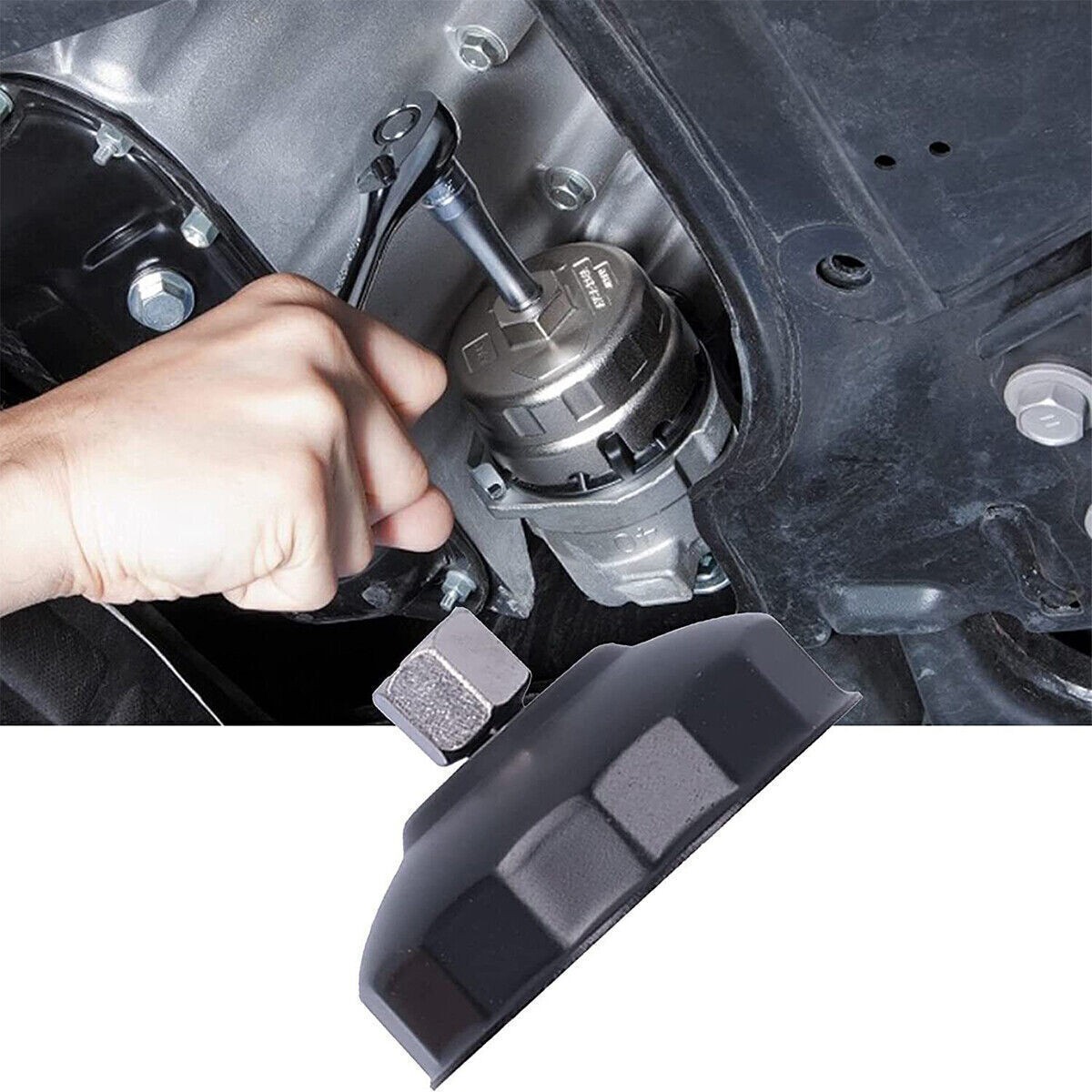16Pcs Oil Filter Wrench Set Cup Type Removal Tool Socket Kit 1/2″ 3/8″ Adaptor