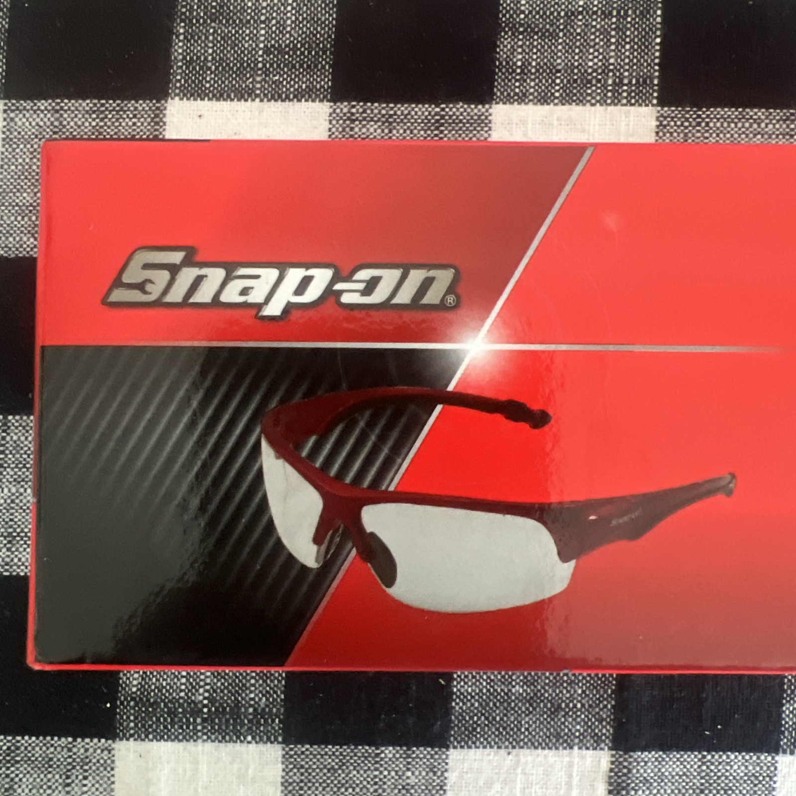 *New *Snap-On Tools *Safety Eyewear *Safety Glasses *Red *Model #GLASS50R