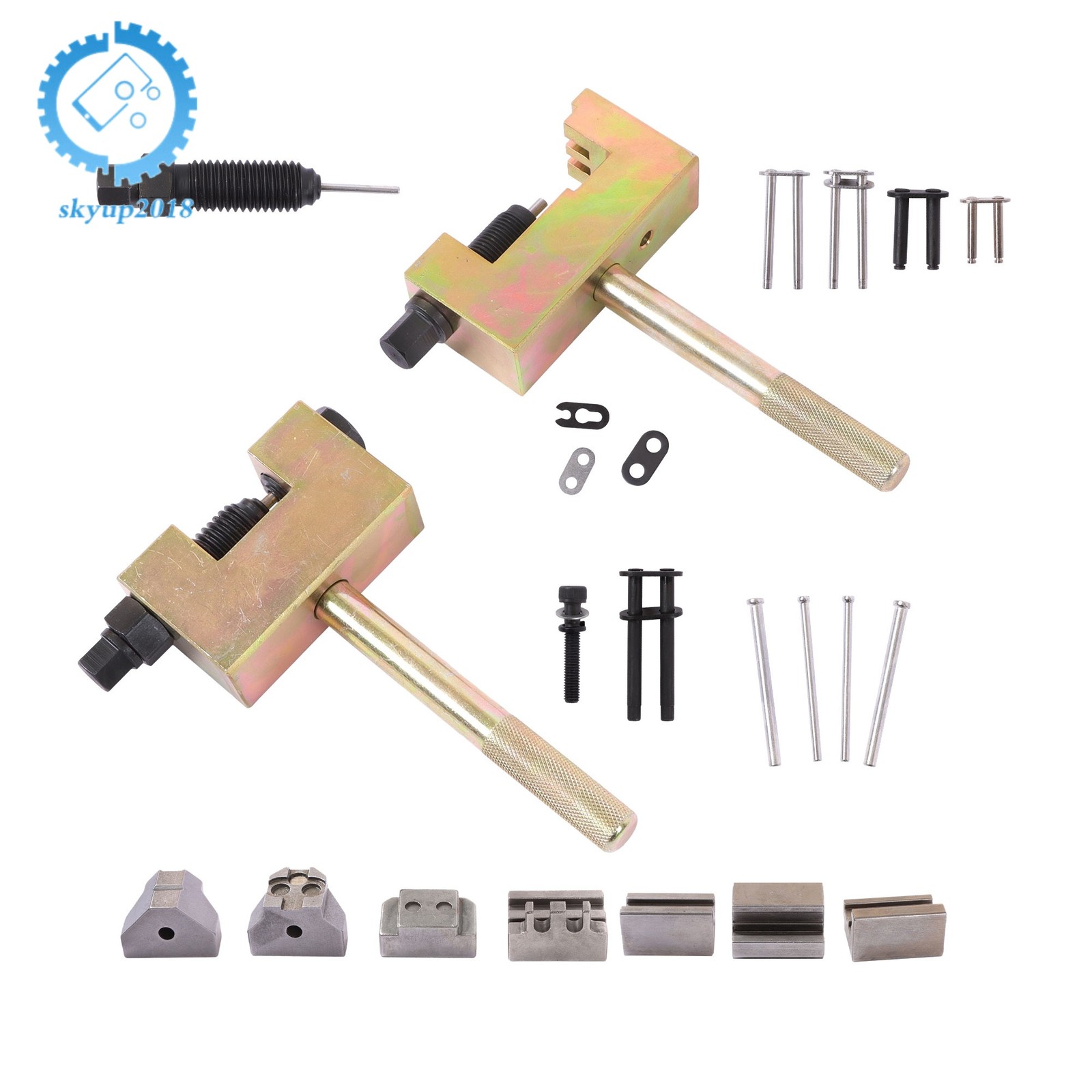 Engine Timing Chain Riveting Tool Kit For Mercedes Benz M274 M276 M271 M272 M273