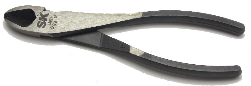S-K Tools Diagonal Wire Cutter 7.25″ Long Model 15027 Made in USA New Open Box