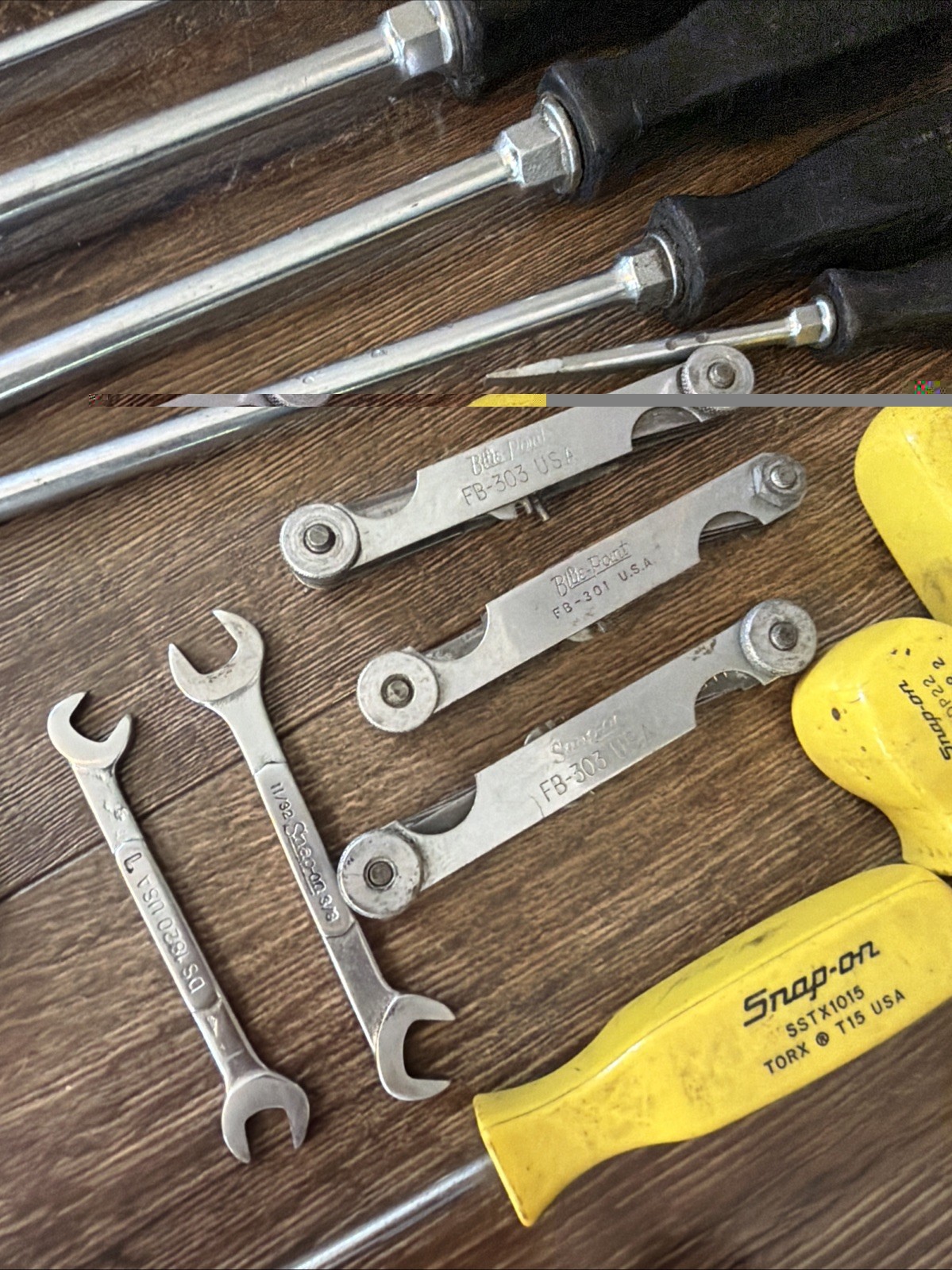 Large Snap On Mac Craftsman Tool Lot, Wrench’s screwdrivers Ratchet Flex Head