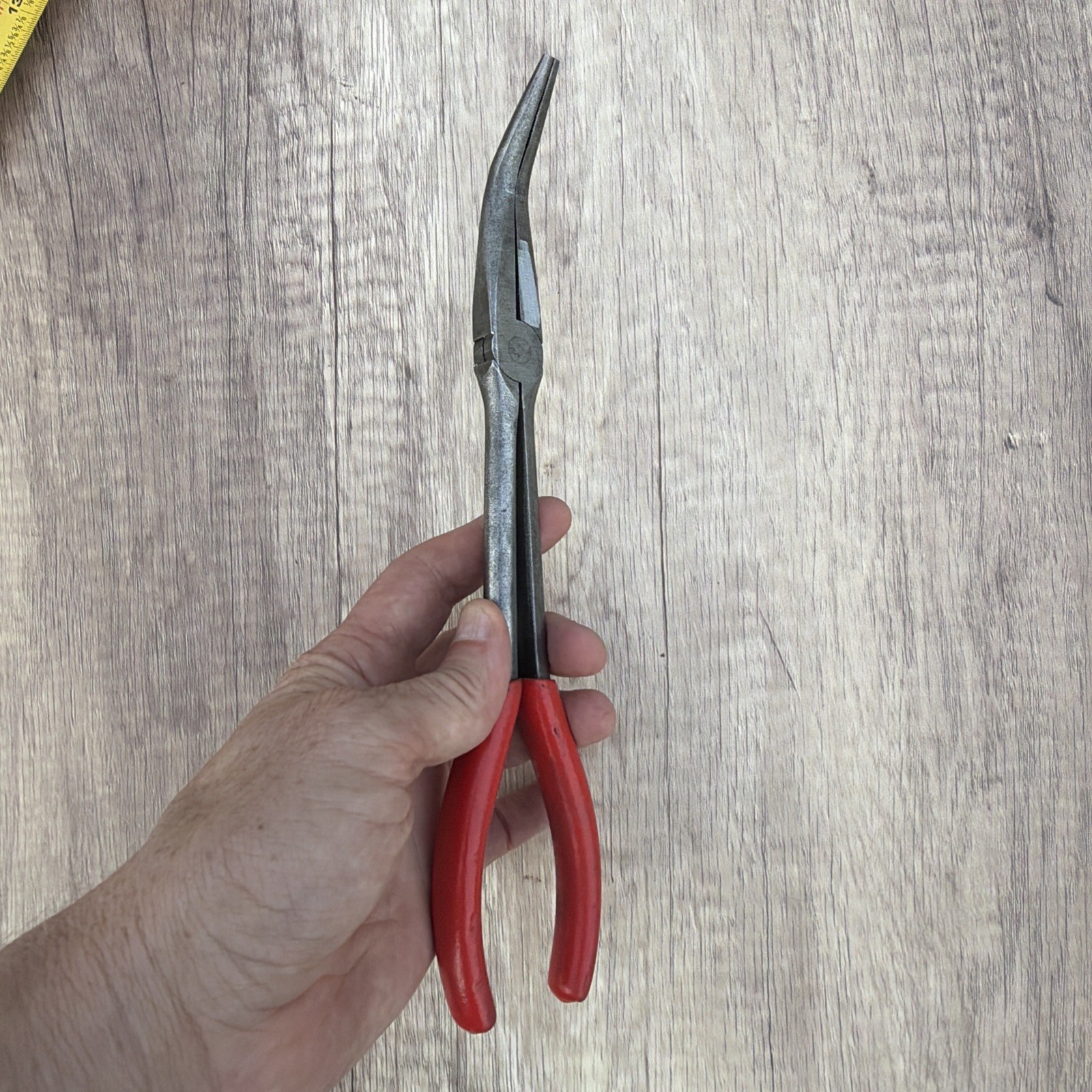 Snap-on 411BCP Long Reach 45 Degree 11” Angle Needle Nose Pliers