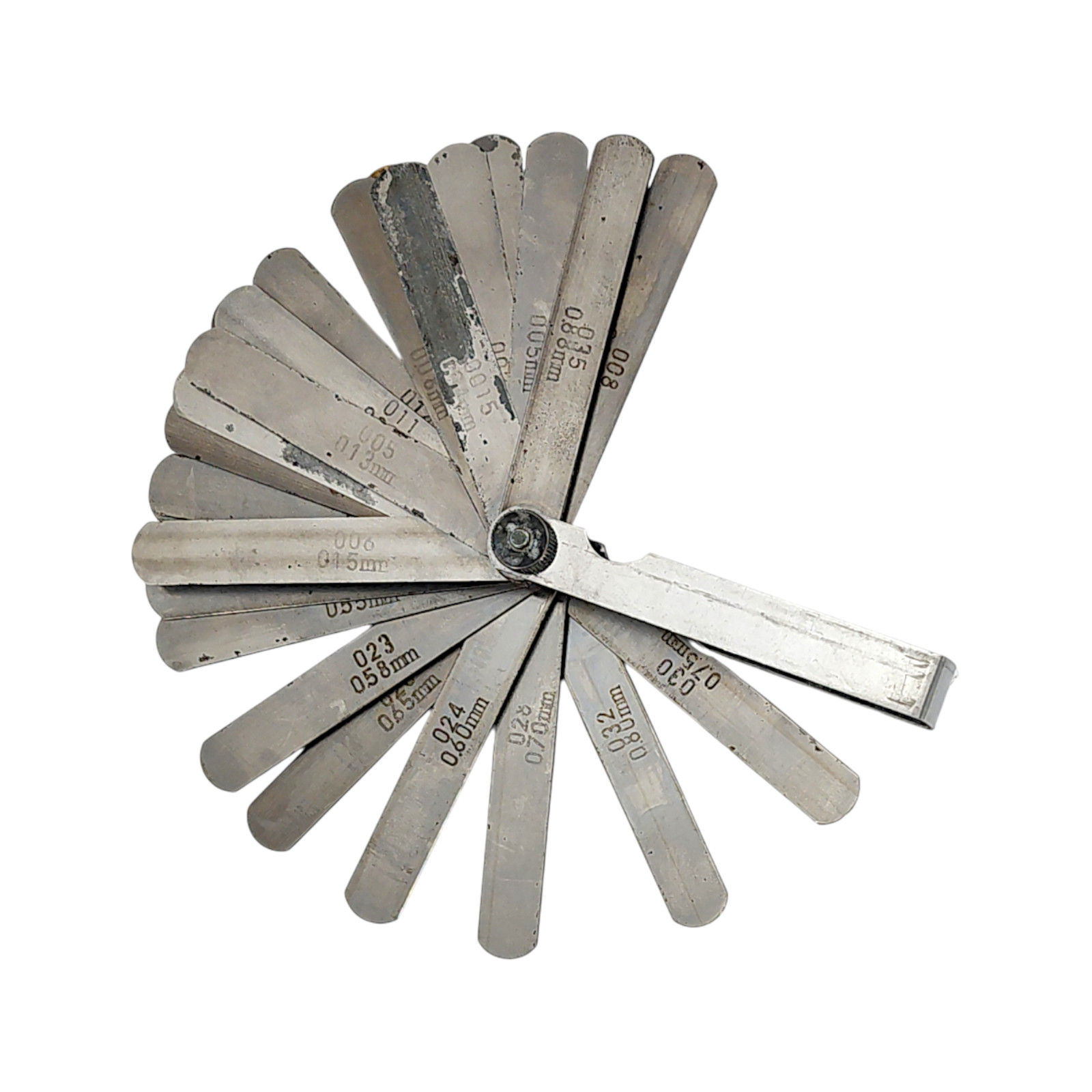 Stainless Steel Blades Feeler Measuring Gauges Set 31 Blades .0015 – .035 JAPAN