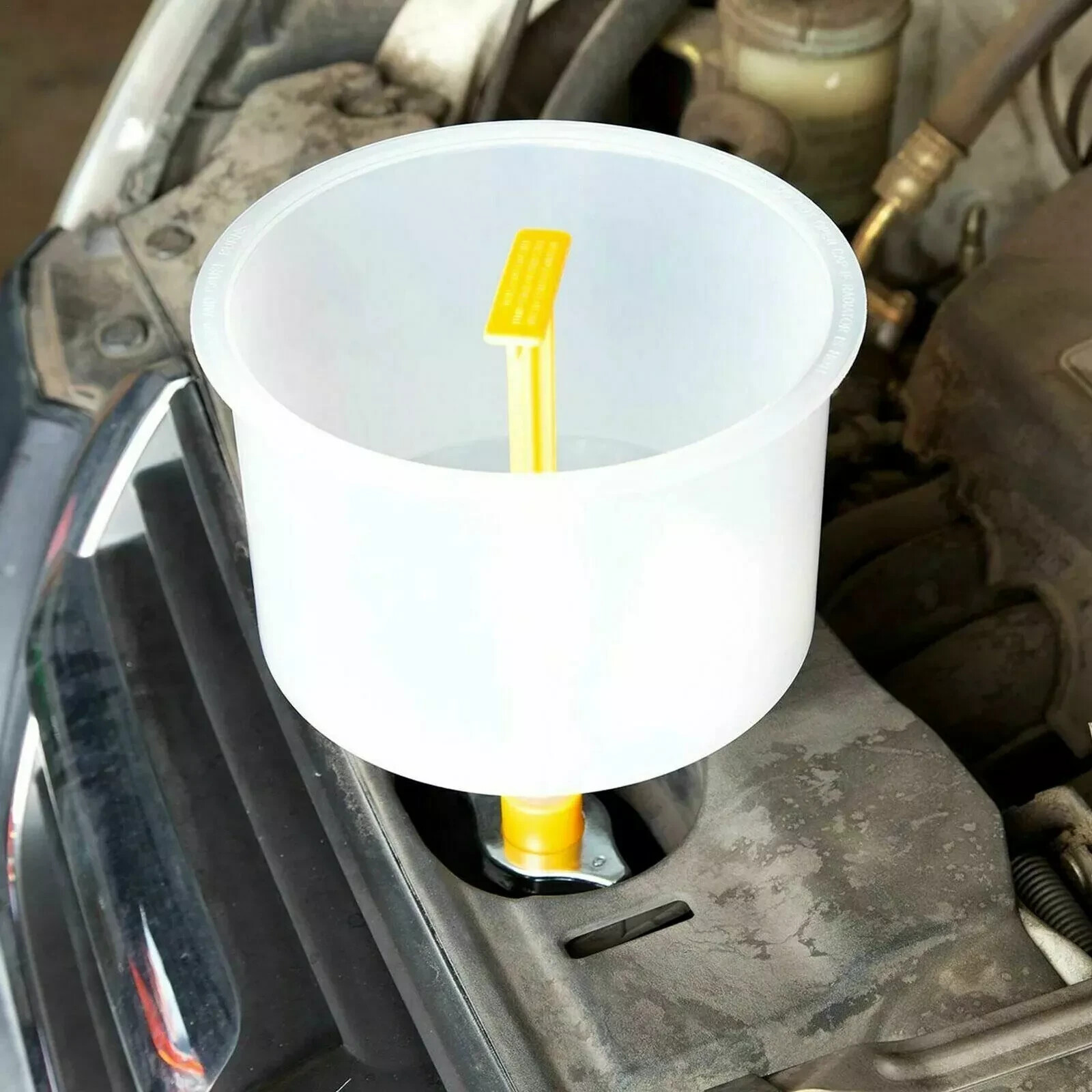 Spill Free Clear Funnel With Accessory Kit Radiator Cooling Coolant Fluid System