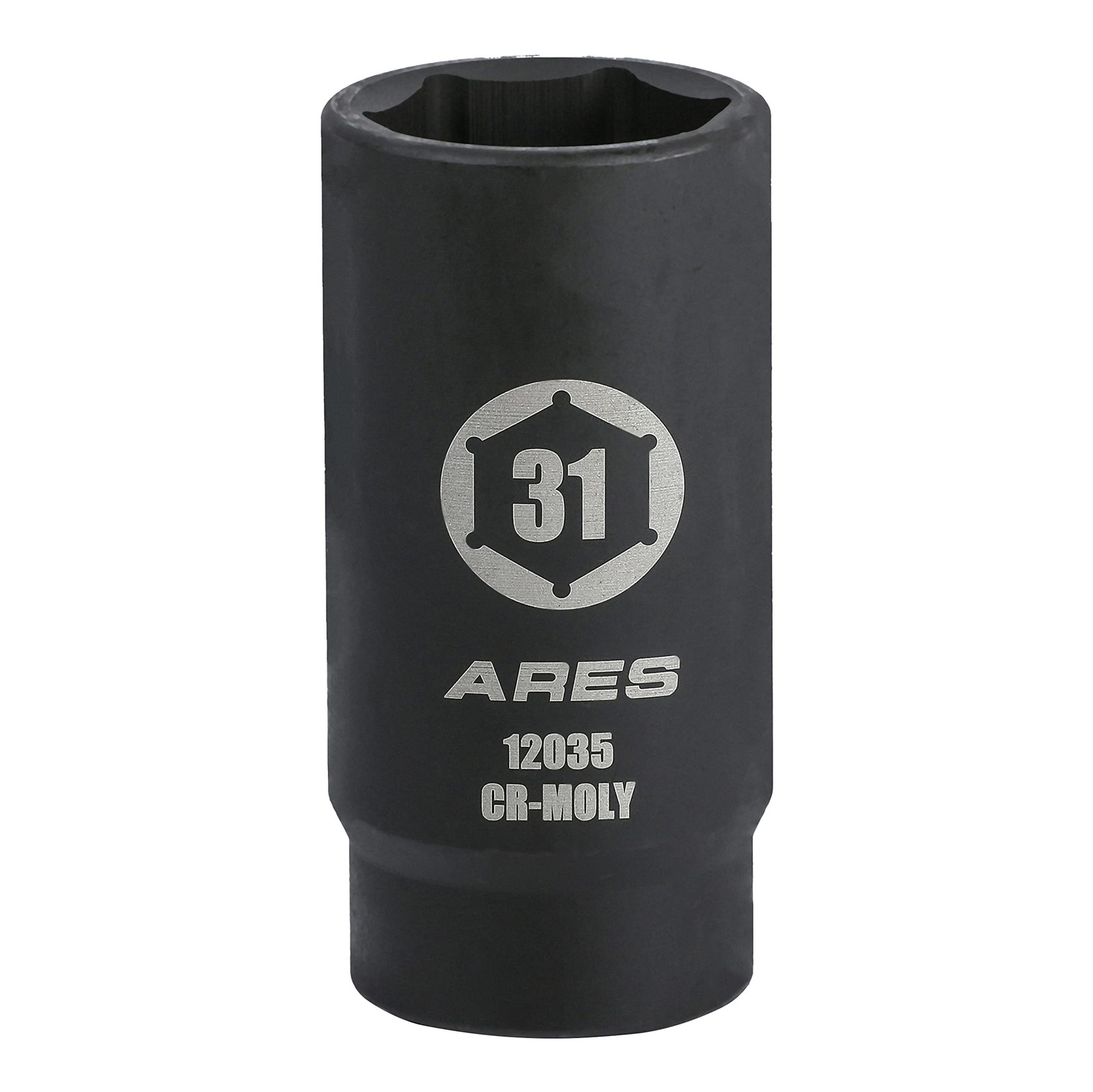 ARES 12035-31MM Axle Nut Socket – 6 Point – Extra Deep 31mm 6-Point