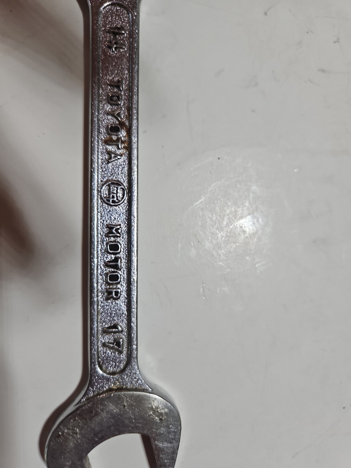 3 Vtg Toyota Motor open end wrenches metric 8-10, 10-12 and 14-17. Japan