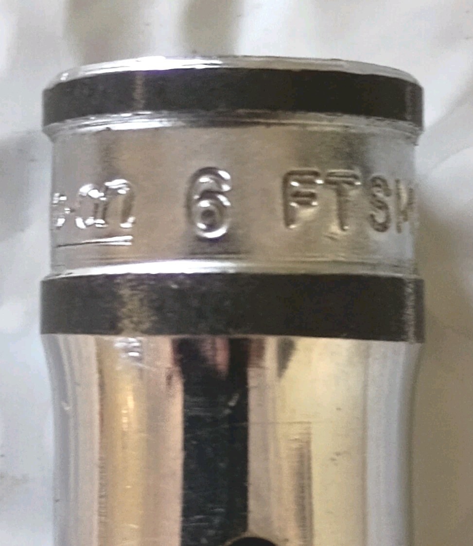 SNAP ON FTSM6A, 3/8″ SOCKET DRIVEN, 6MM. TORX BIT *BLACK RING SERIES*