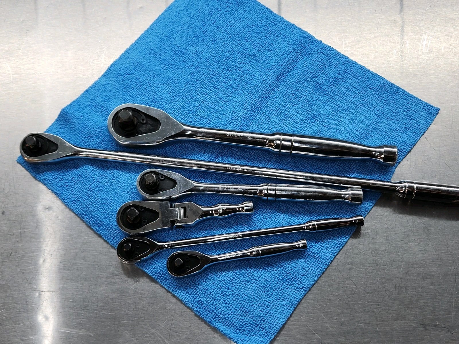 Gearwrench 120xp Ratchet Set 1/4″ 3/8″ 1/2″ lot of 6 81269 81211P 81212P 81304P