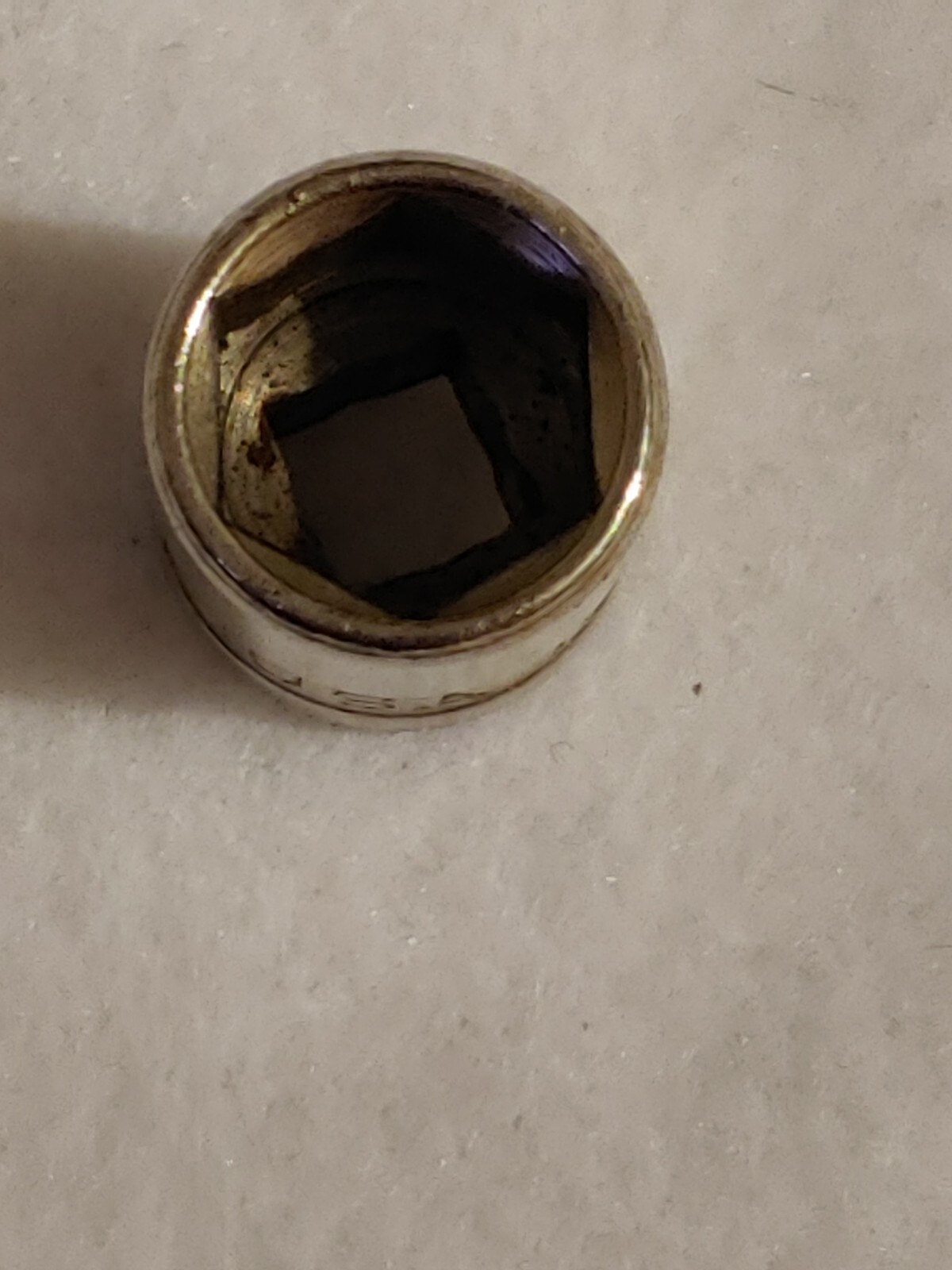 ( STAMPED – USA ) 1/4 DRIVE SOCKET 6 POINT ( 7/16 ) 5/8 in LONG