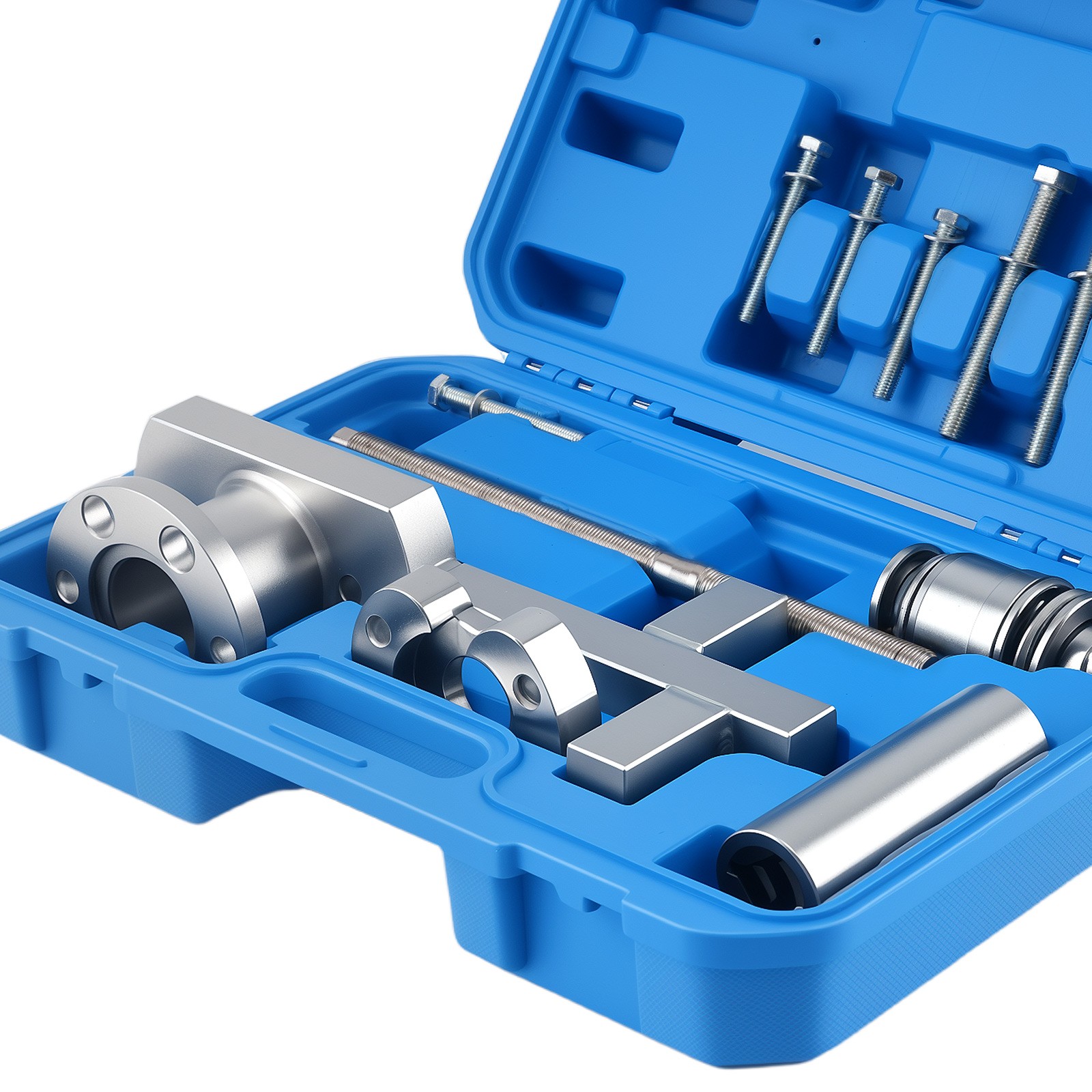 Crankshaft Pulley Removal Install Tool Kit for Land Rover Jaguar 3.0 V6, 5.0 V8