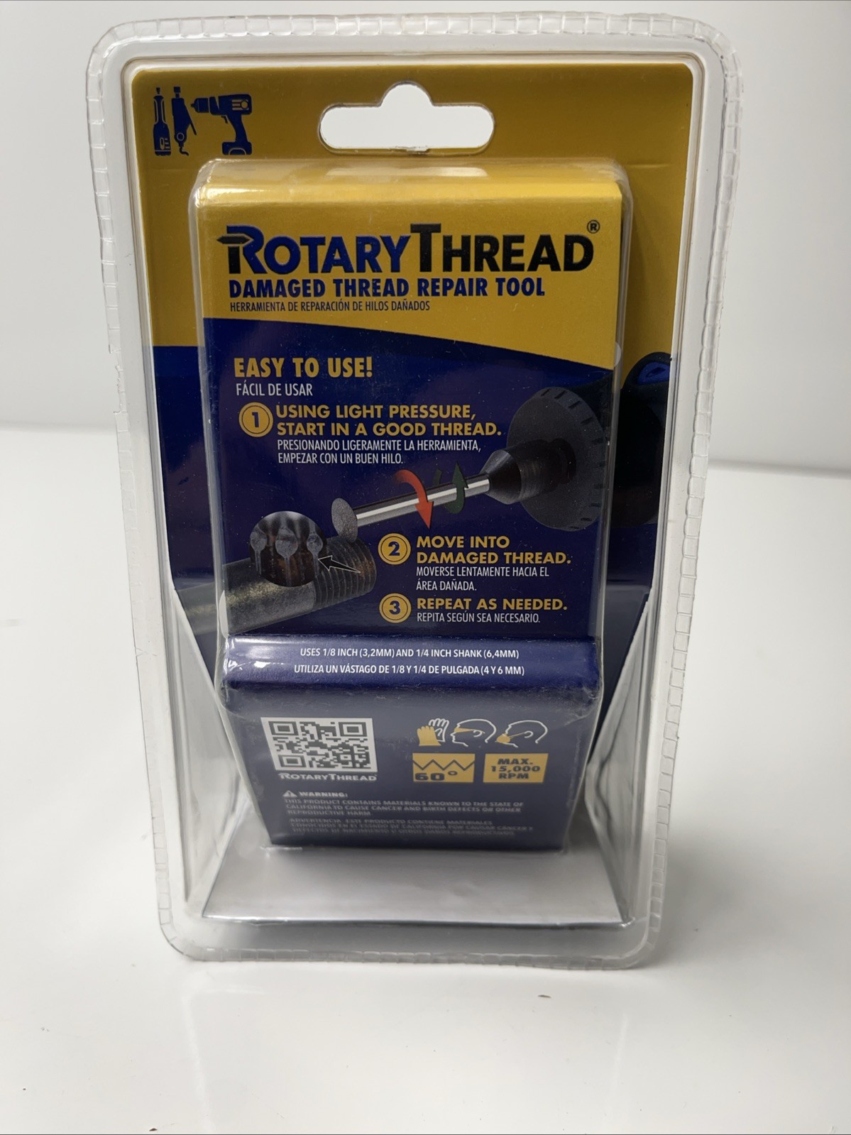 ROTARY THREAD Damaged Thread Repair Tool – Chase, Restore, Repair, and Clean