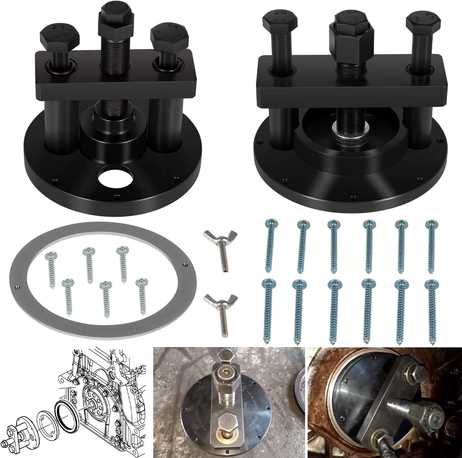 for Detroit Diesel DD13/DD15 Front & Rear Crankshaft Seal Remover/Installer Tool