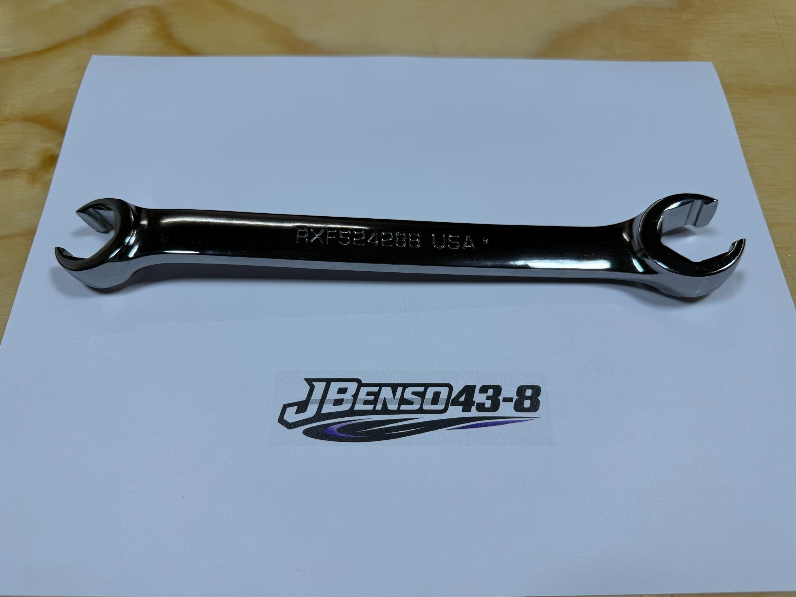 Snap-on Tools NEW 3/4″ & 7/8″ SAE 6pt Double Flare Nut Line Wrench RXFS2428B