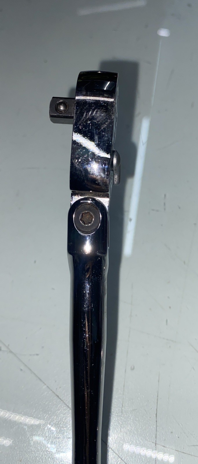 Snap On TLLF72 1/4″ Drive Dual 80 Technology Extra-Long Handle Flex-Head Ratchet