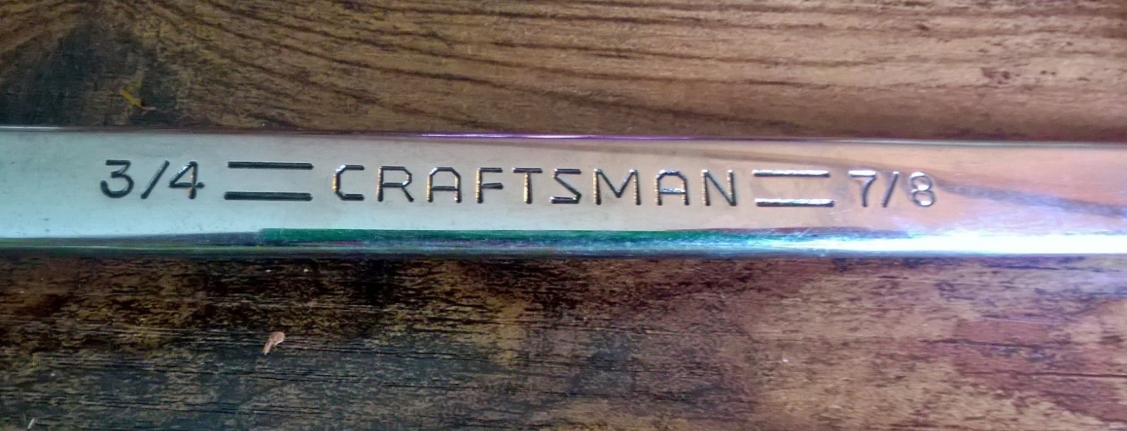 CRAFTSMAN 44319 3/4″ X 7/8″ 12 POINT BOX END WRENCH 60° OFFSET VA 44319 USA
