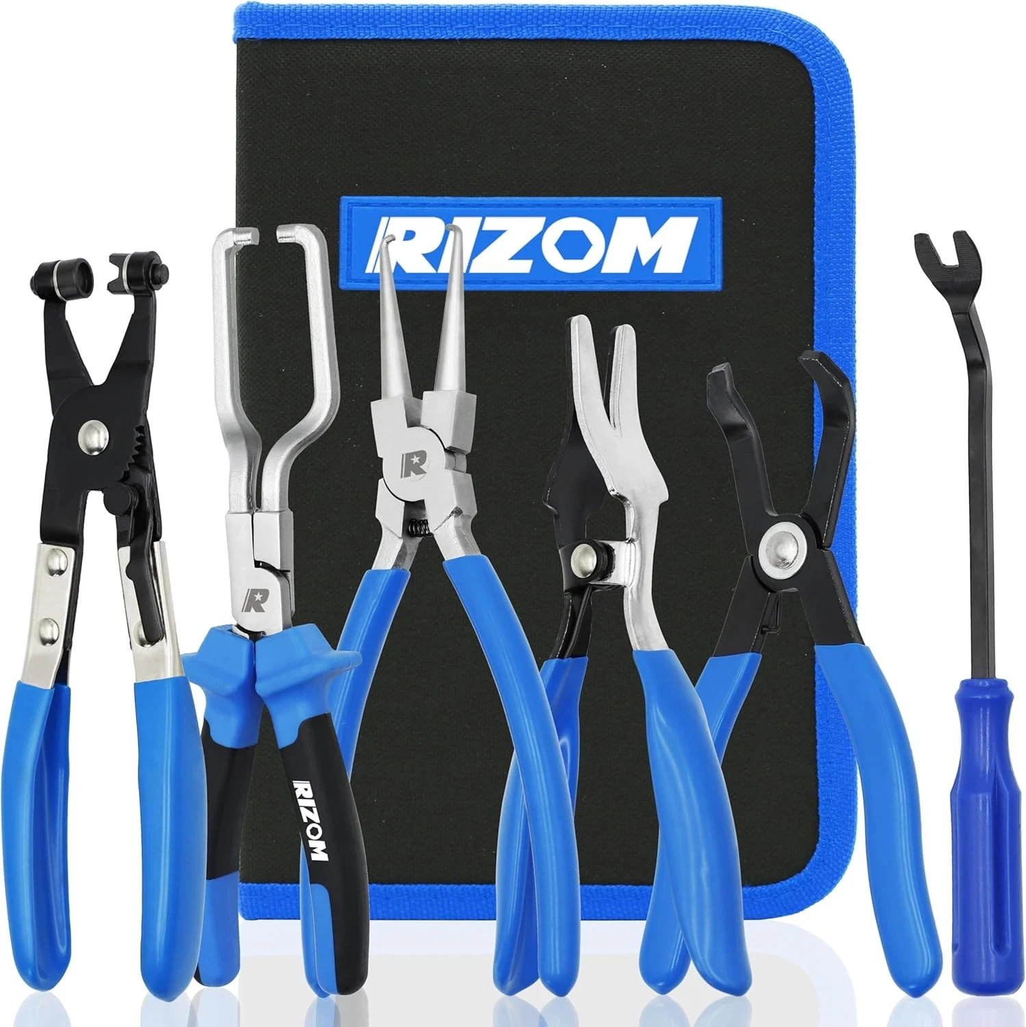 6-Piece Fuel Line Pliers Set, Hose Clamp Pliers, Hose Removal Pliers, 30 Degree