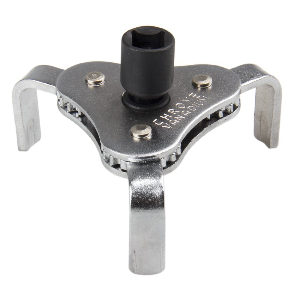 Auto Tool 3 Jaws Two Ways 60-120mm Oil Filter Wrench Spanner Remover Adjustable
