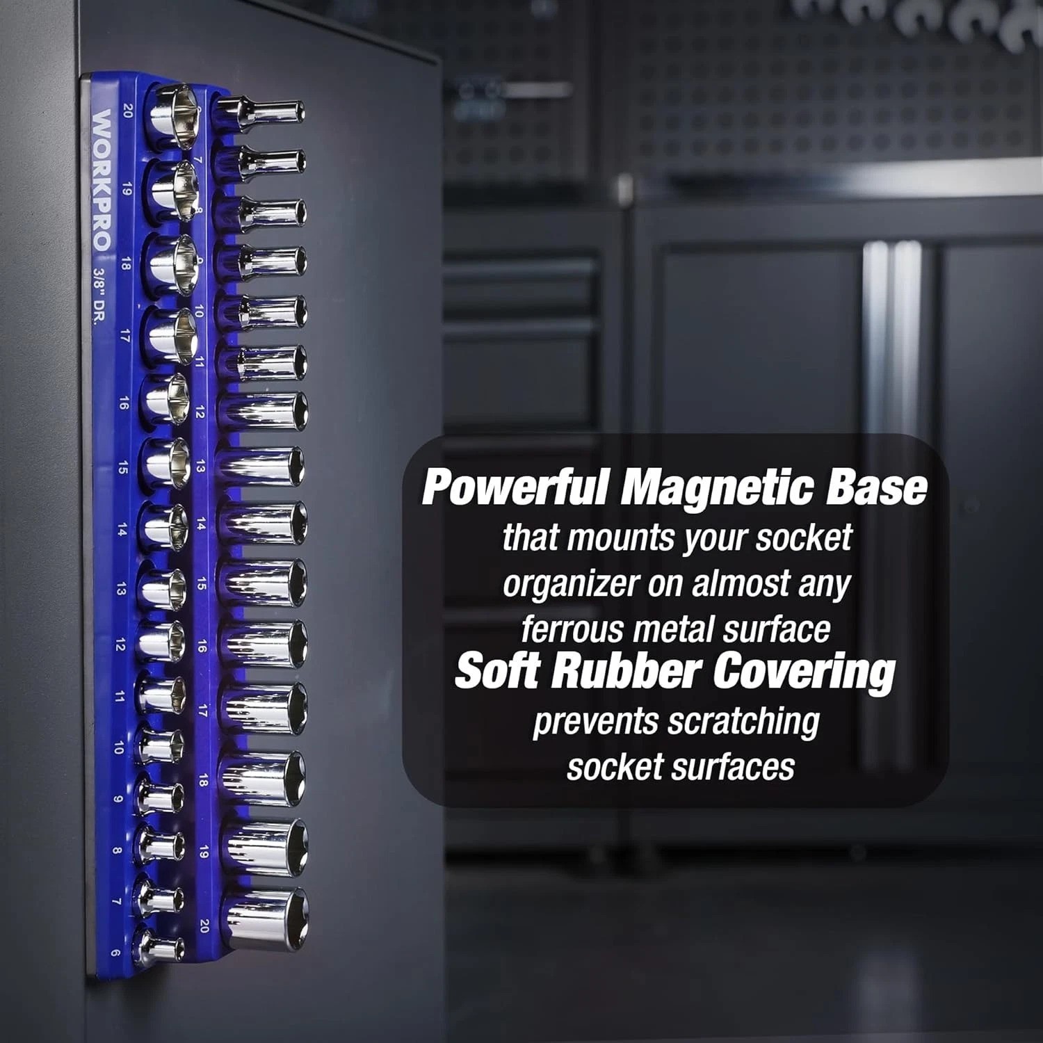 32-Piece 3/8-inch Drive Metric Sockets and Ratchet-Including 30 Metric Deep a…