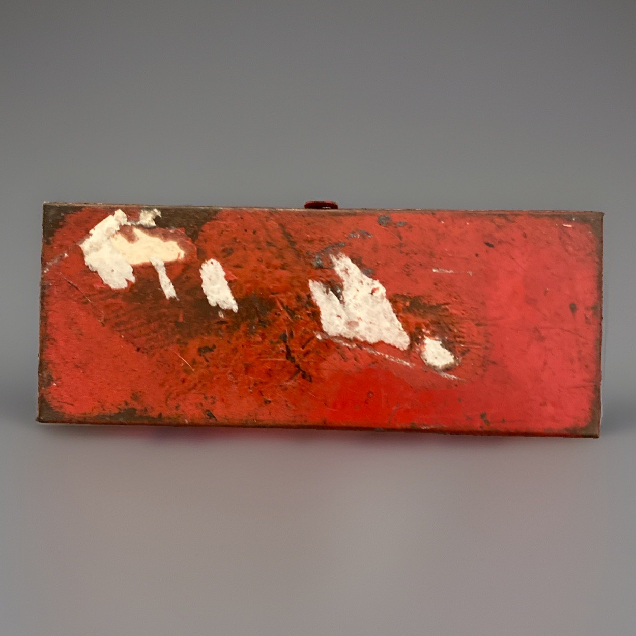 Vintage Snap On Tool Box Red Small Socket Rare Antique Early Font Free Ship!