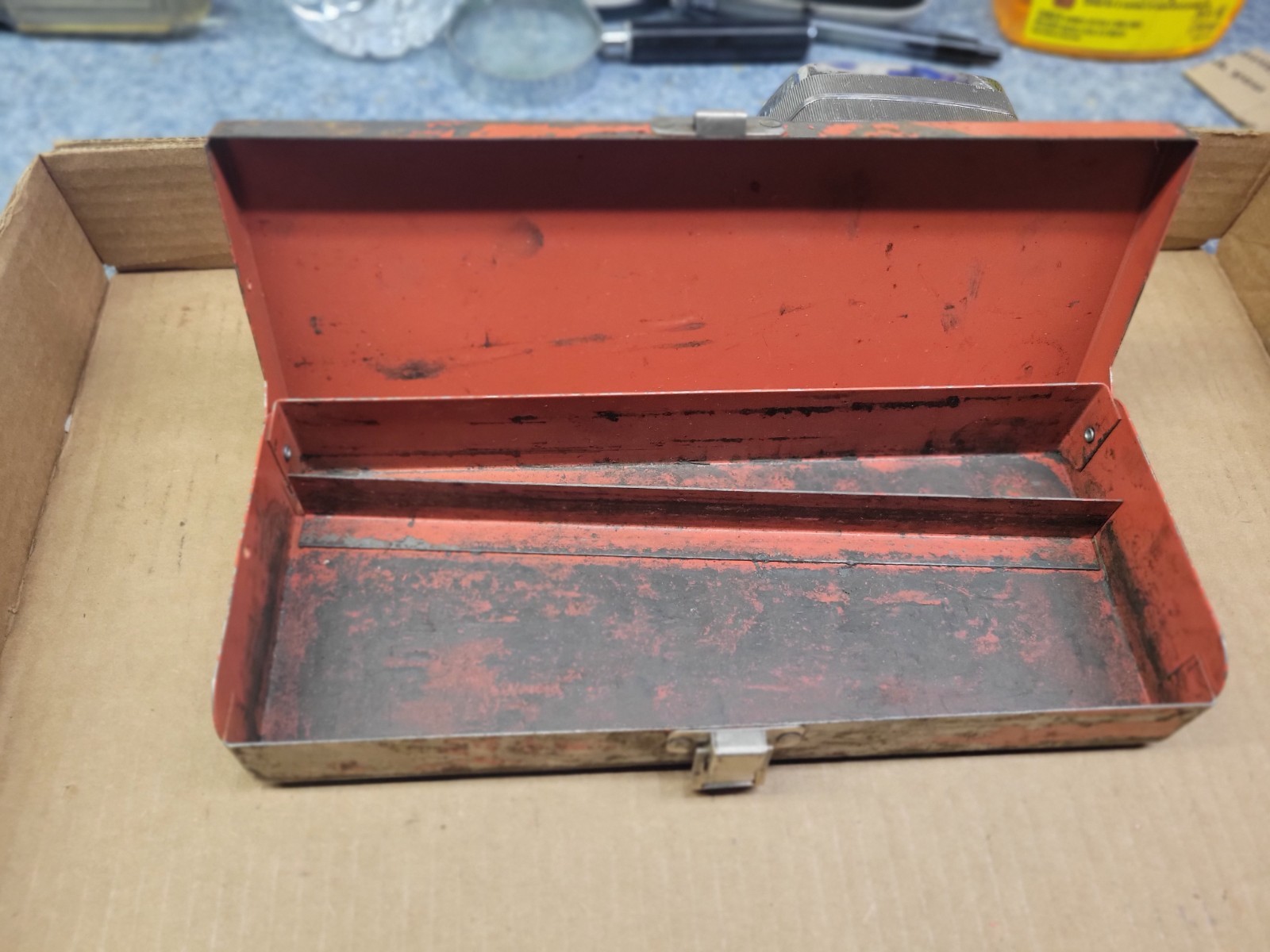 Wright Tool Red Tool Box For 3/8″ Socket Set (Box only No Tools)