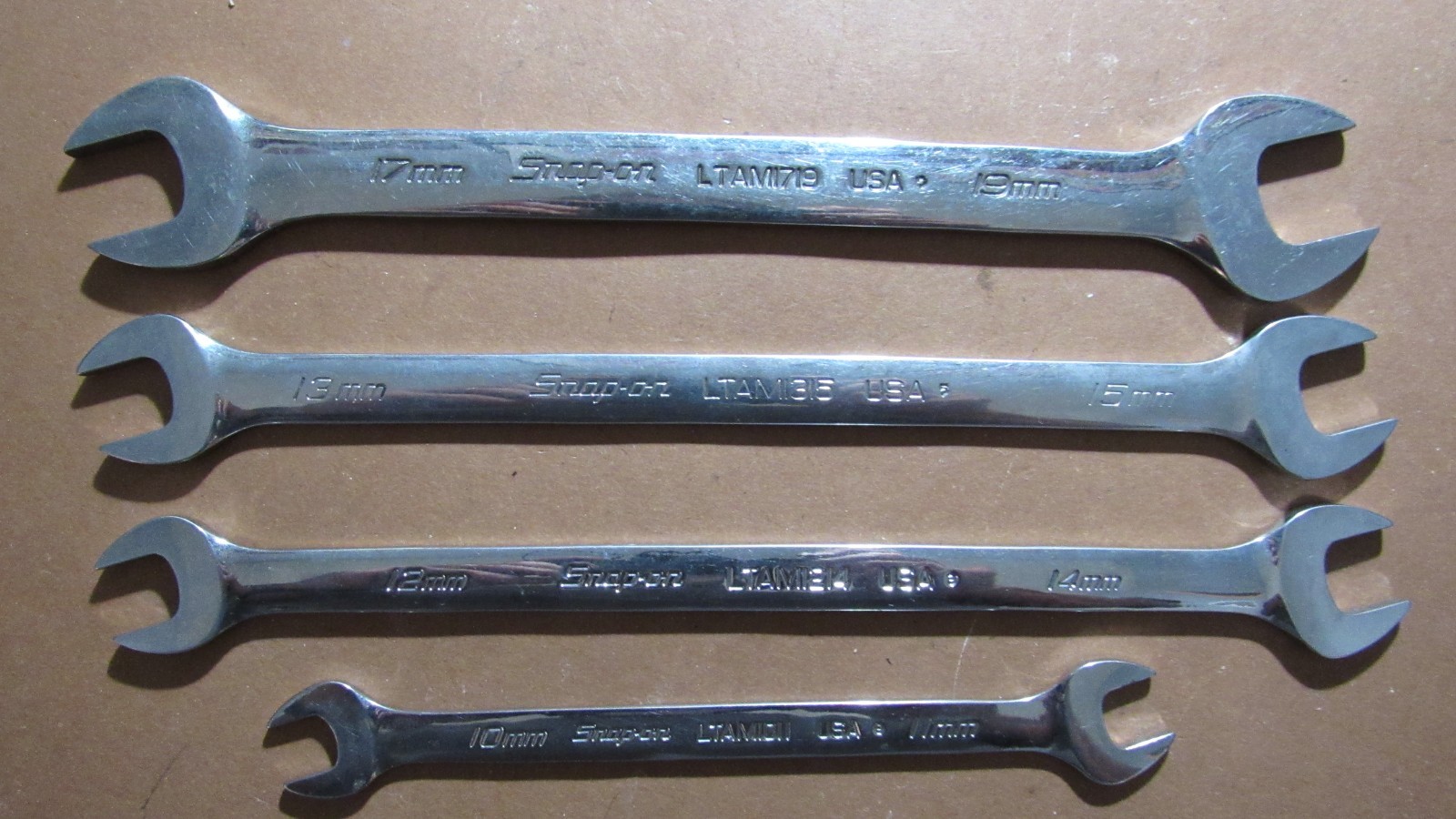 Snap On Metric Low Torque Slimline Wrench Set 4 Pieces