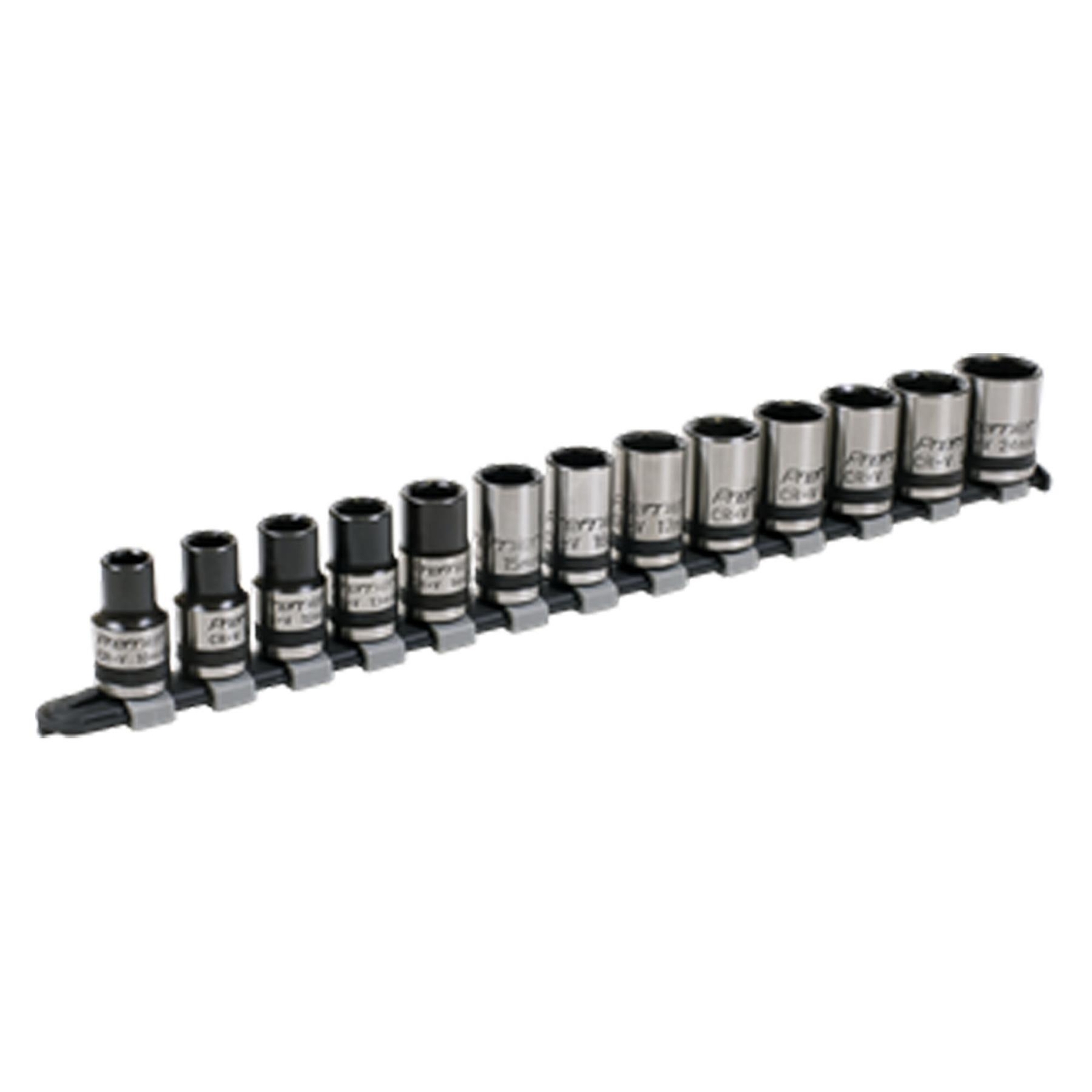 Sealey AK2742B Socket Set 13pc 1/2″Sq Drive Lock-On™ 6pt Metric – Black Series