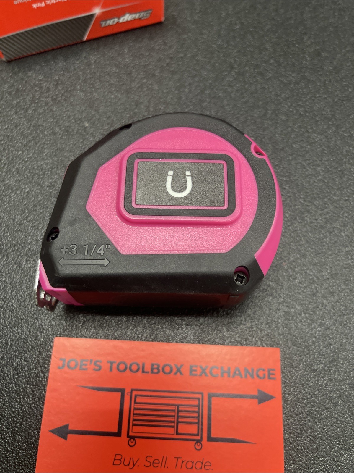 Snap On Tools 16FT tape Measure SAE Electric Pink TPMA16EP