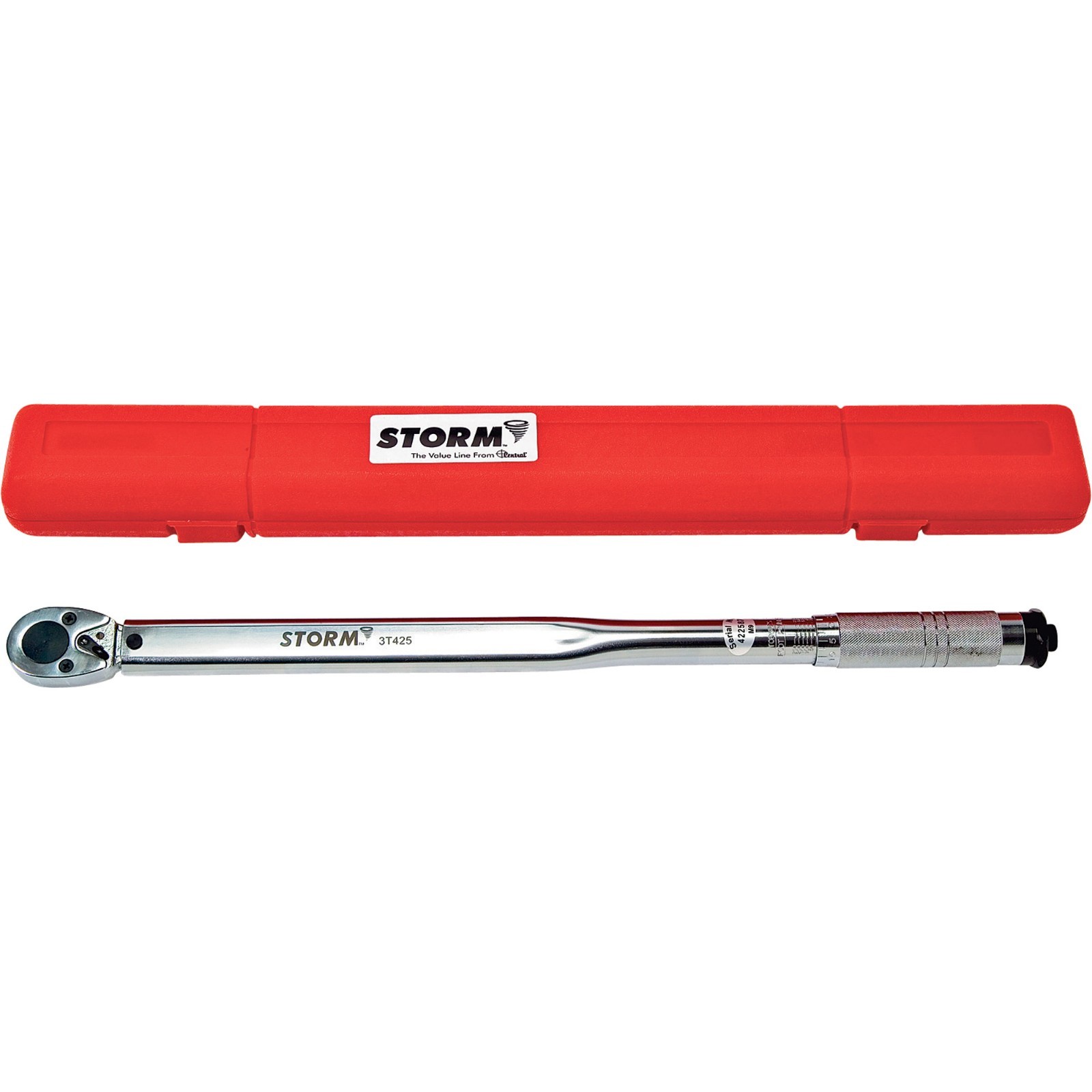 Central Tools 3T425 1/2″ Micrometer Click-Type Torque Wrench (25-250 ft/lbs)