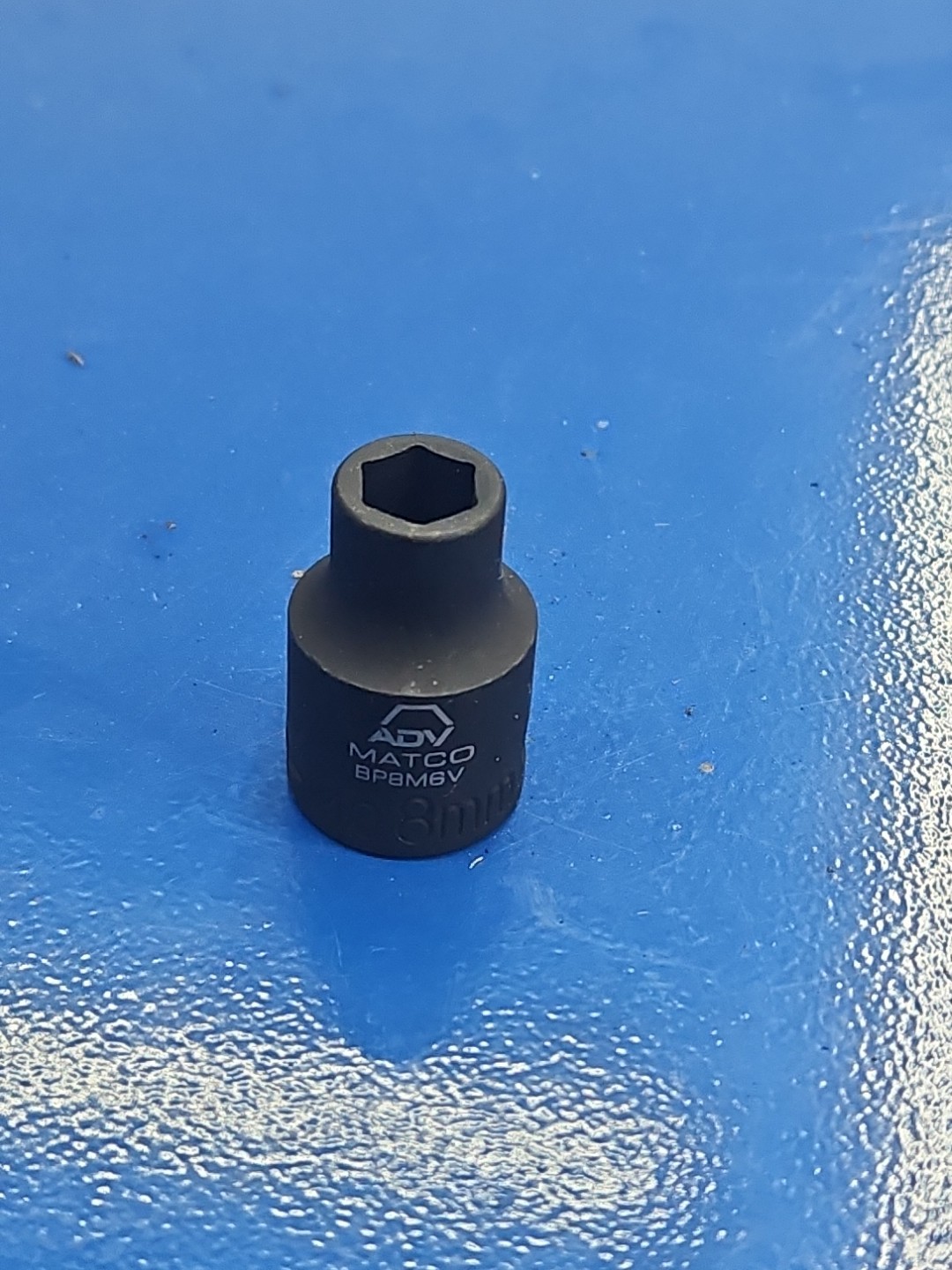 NEW MATCO TOOLS «ADV» BP8M6V, 3/8″ DRIVE, 8MM. IMPACT SOCKET, SHALLOW, 6 POINT.