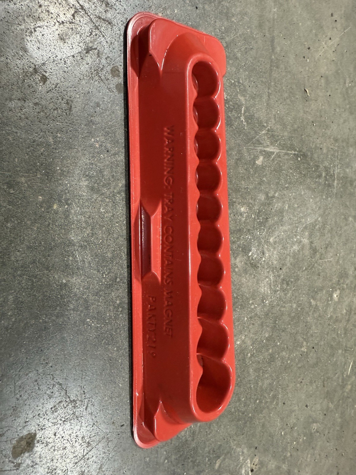 Snap On Magnetic Socket Tray 1/4” And 3/8”