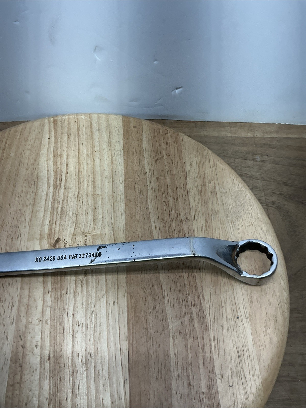 Snap On Tools SAE Wrench 12 Point Box End Off Set 3/4″ – 7/8″ XO2428 USA (T)