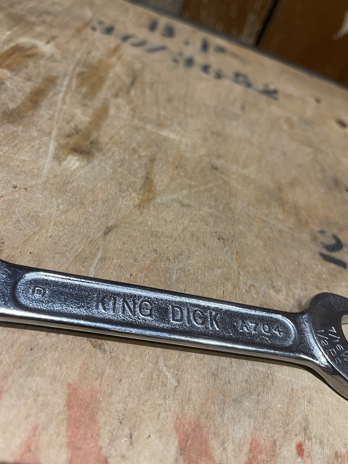 KING DICK Spanner 3/8 W And 7/16 W Tools Toolkit Woodworking Garage Industrial