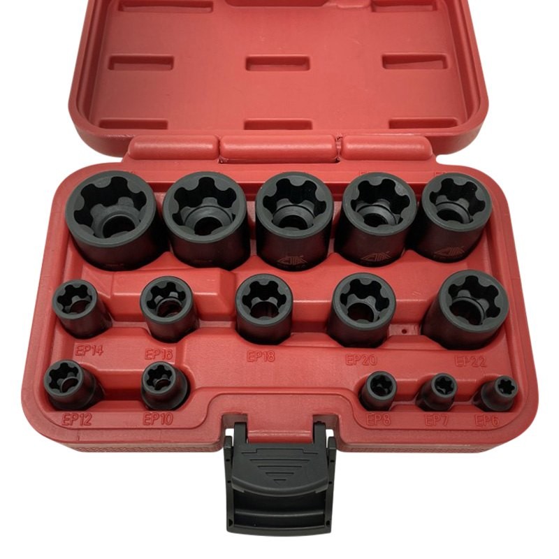 CTA Mixed Drive Size External Torx Plus Socket Set 15 Pieces