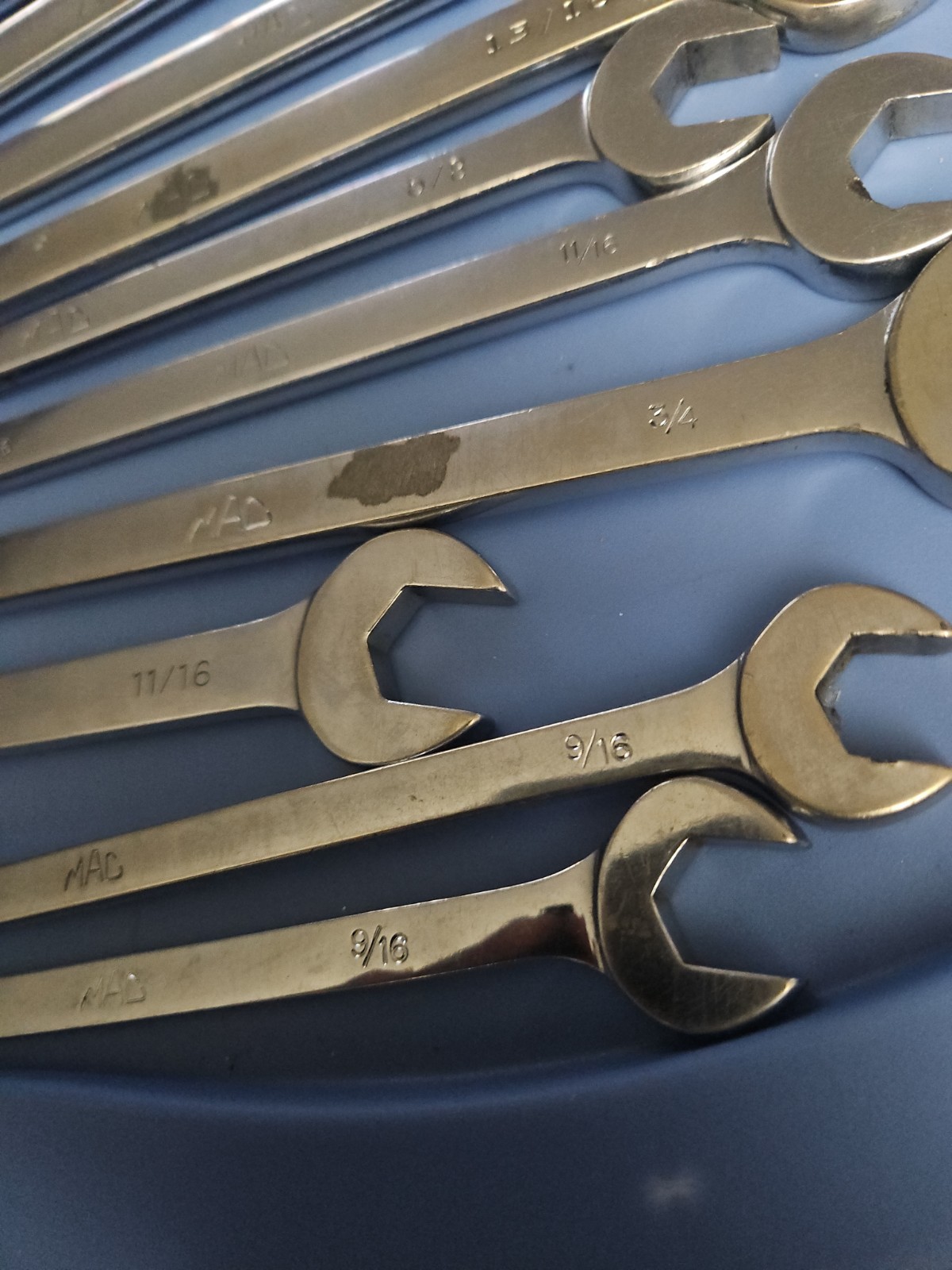 MAC Tools 18 PC. CL Series Combination Wrench Bundle – Mixed SAE & Metric Set –