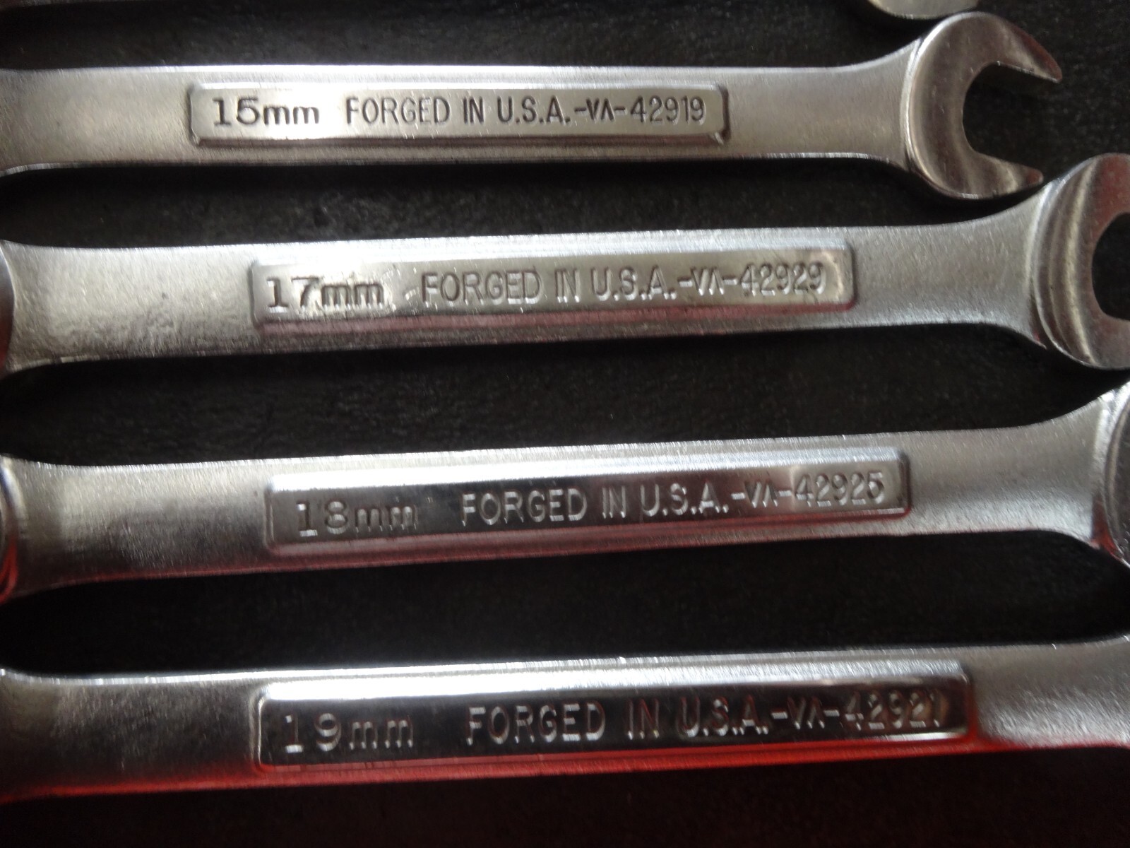 USA Made Craftsman 13 piece METRIC combination wrench set 6mm-19mm -VA-