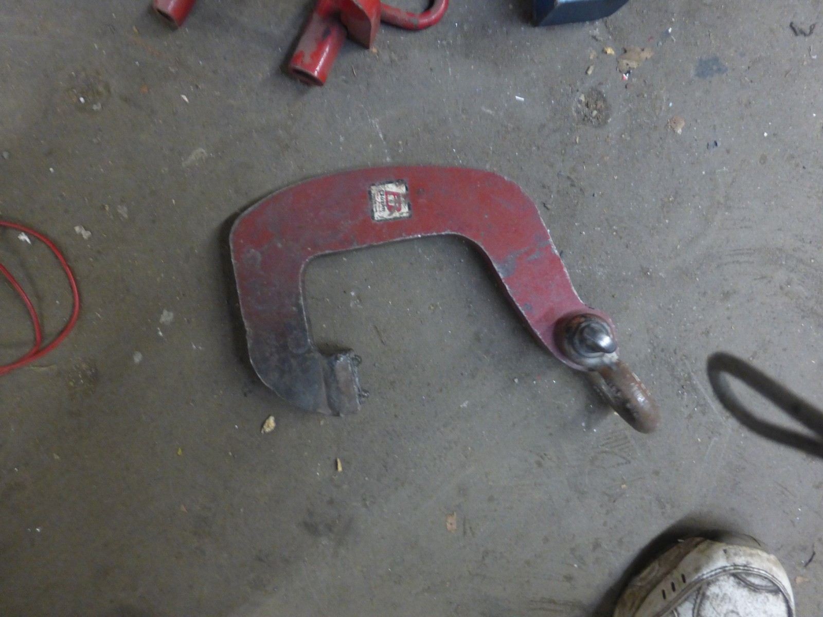 Burke C Clamp Pulling Hook Auto Body Frame Machine Repair Tool