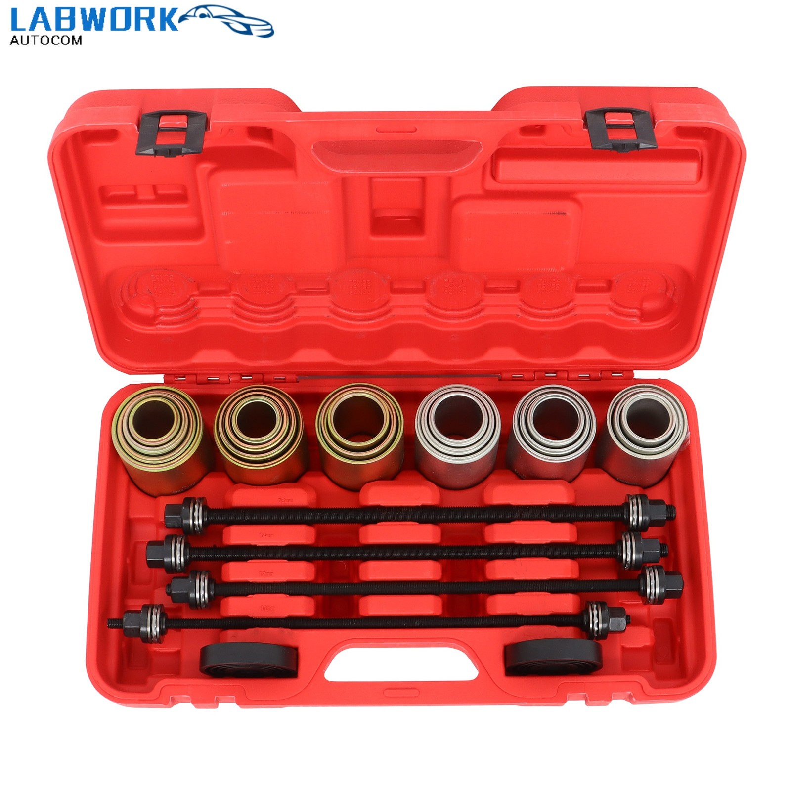 Universal 26pcs Press & Pull Sleeve Kit Bush Bearing Removal Insertion Tool