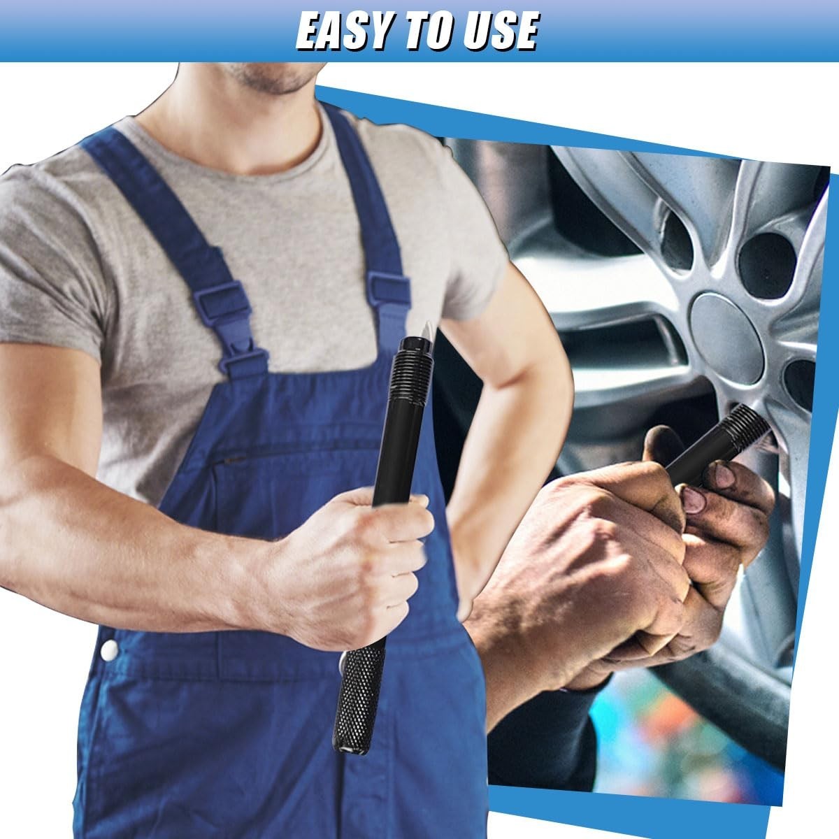10PCS Wheel Alignment Pins & Hanger Tool Kit, Tire Mounting & Balancing Guide