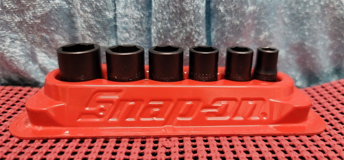 SNAP-ON TOOLS IMTMI8A 6-PC SHALLOW IMPACT SOCKETS 6 PT SAE 1/4″ – 9/16 1/4″ DR