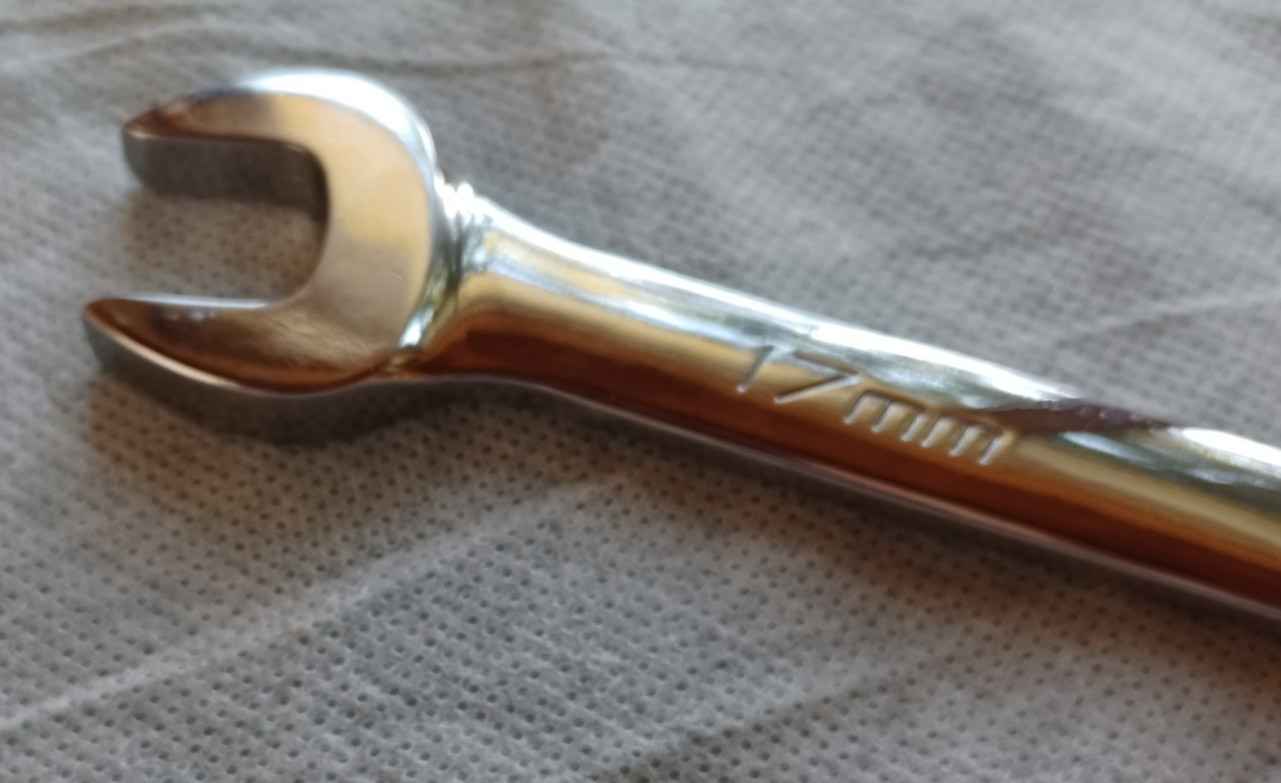 Snap-On 17mm 12-Point Metric Combination Wrench ~ OEXM170B