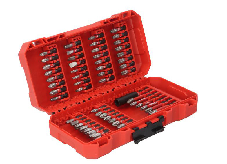 MILWAUKEE 4932492006 Screwdriver Bit Set Plastic Cassette, Number of tools: 56
