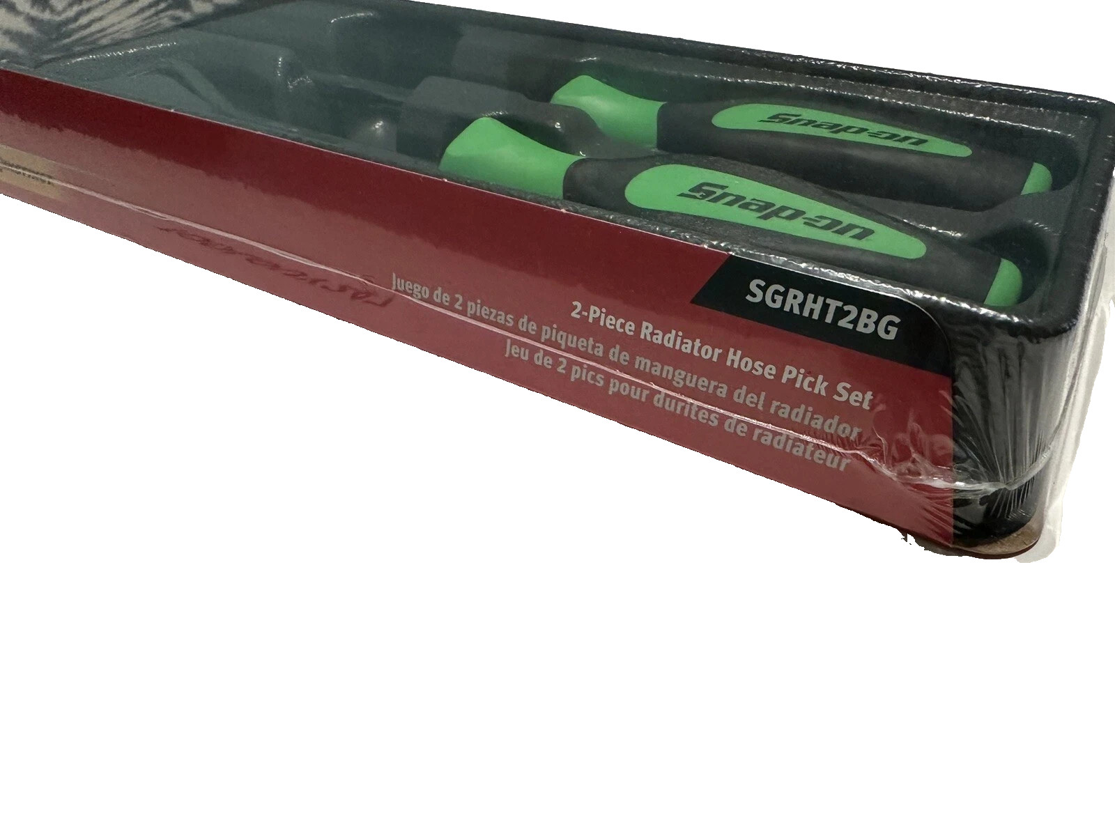 SNAP ON TOOLS USA SGRHT2BG 2pc Radiator Hose Pick Set Green New Sealed Free Ship