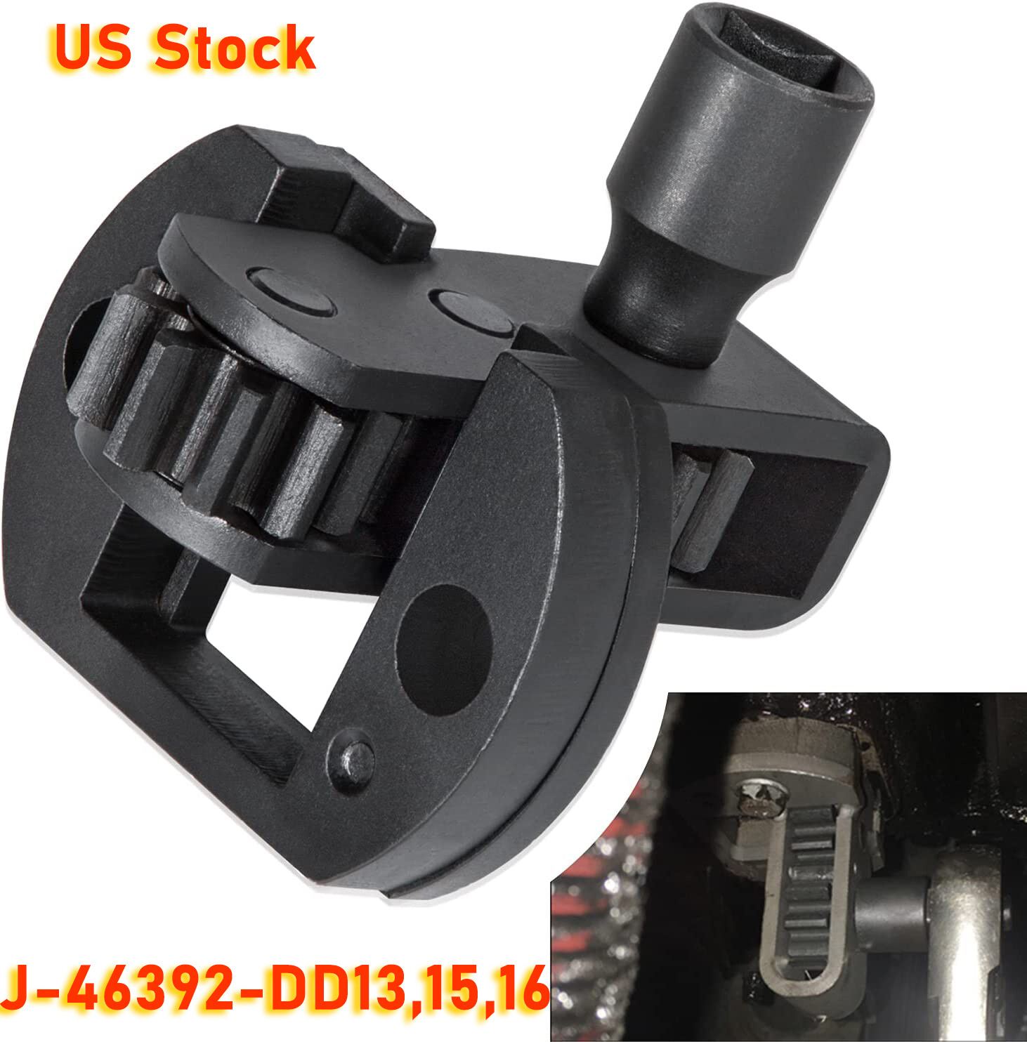 J-46392 Engine Barring Tool For Detroit Diesel DD13, DD15, DD16, MBE4000, MBE900