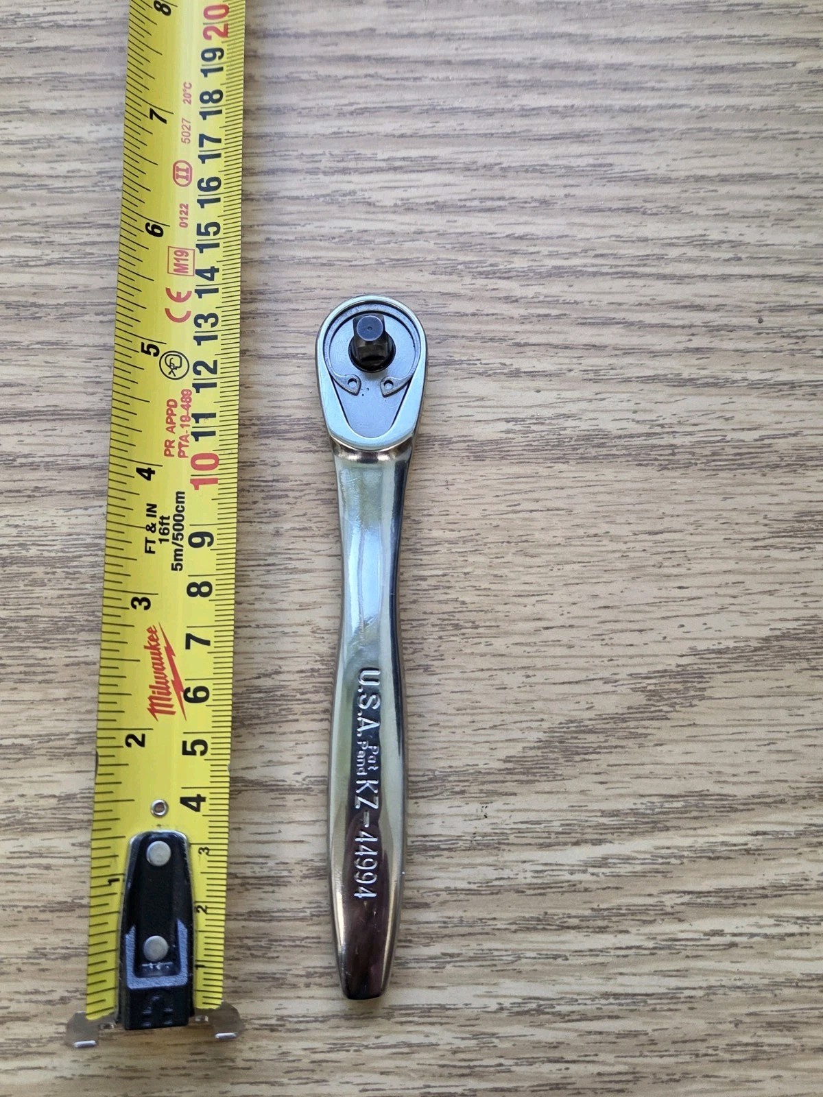 USA Craftsman KZ-44994 1/4″ Drive full Polish Thin-Profile Professional Ratchet