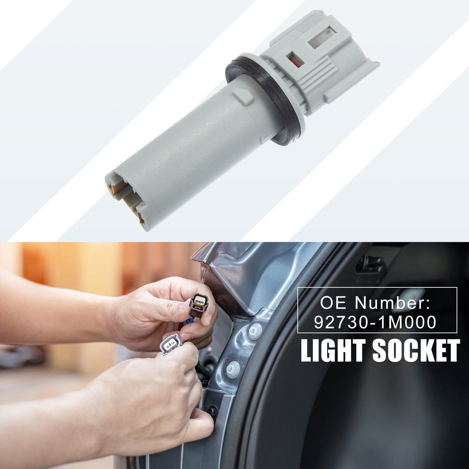 High Mount Stop 3rd Brake Light Socket 92730-1M000 for Kia Forte Koup 2010-2013