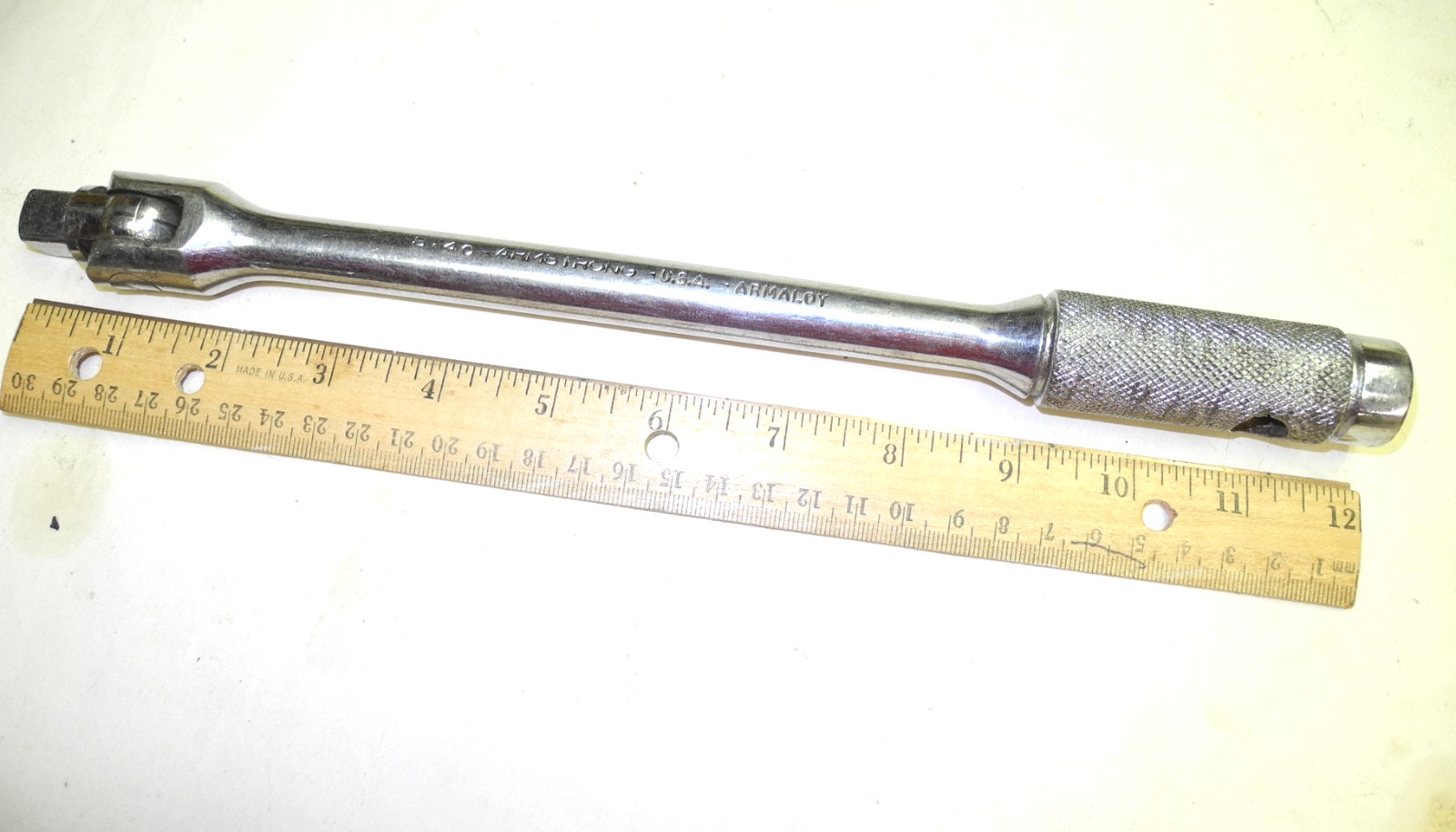 MIXED LOT OF 2 SOCKET DRIVES AND 2 BREAKER BARS, 3/8″ AND 1/2″ NICE CLEAN SHAPE