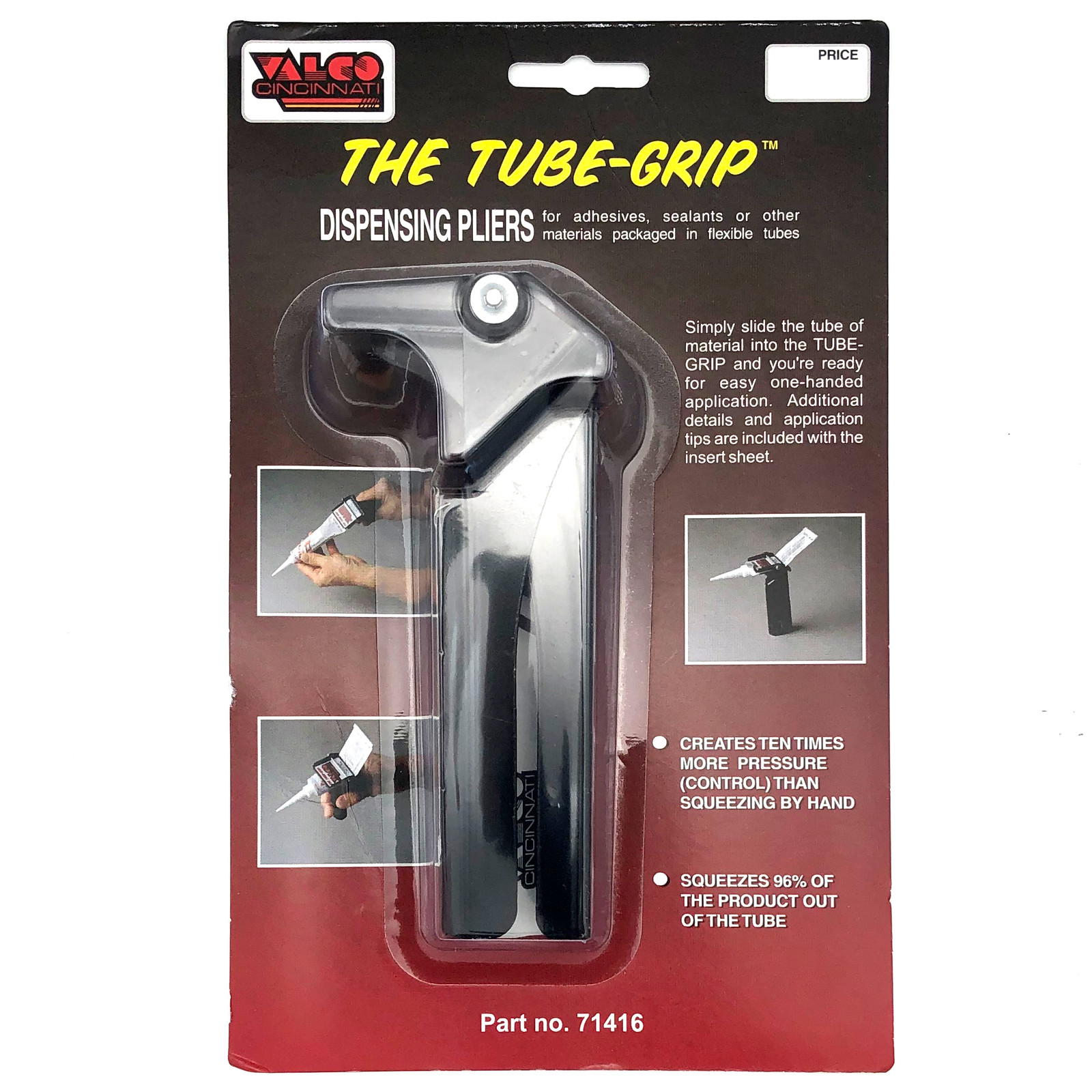 Valco Tube Grip Sealer Dispenser Pliers 2″ Wide 710XX416
