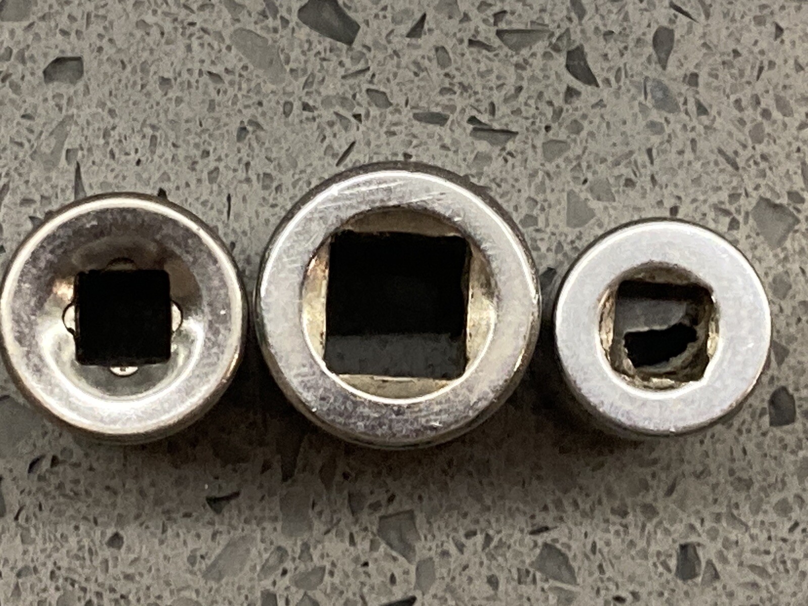Vintage Craftsman Lot of 5 Sockets 43498, 43499, 43547 USA + 2 Others 6 Point